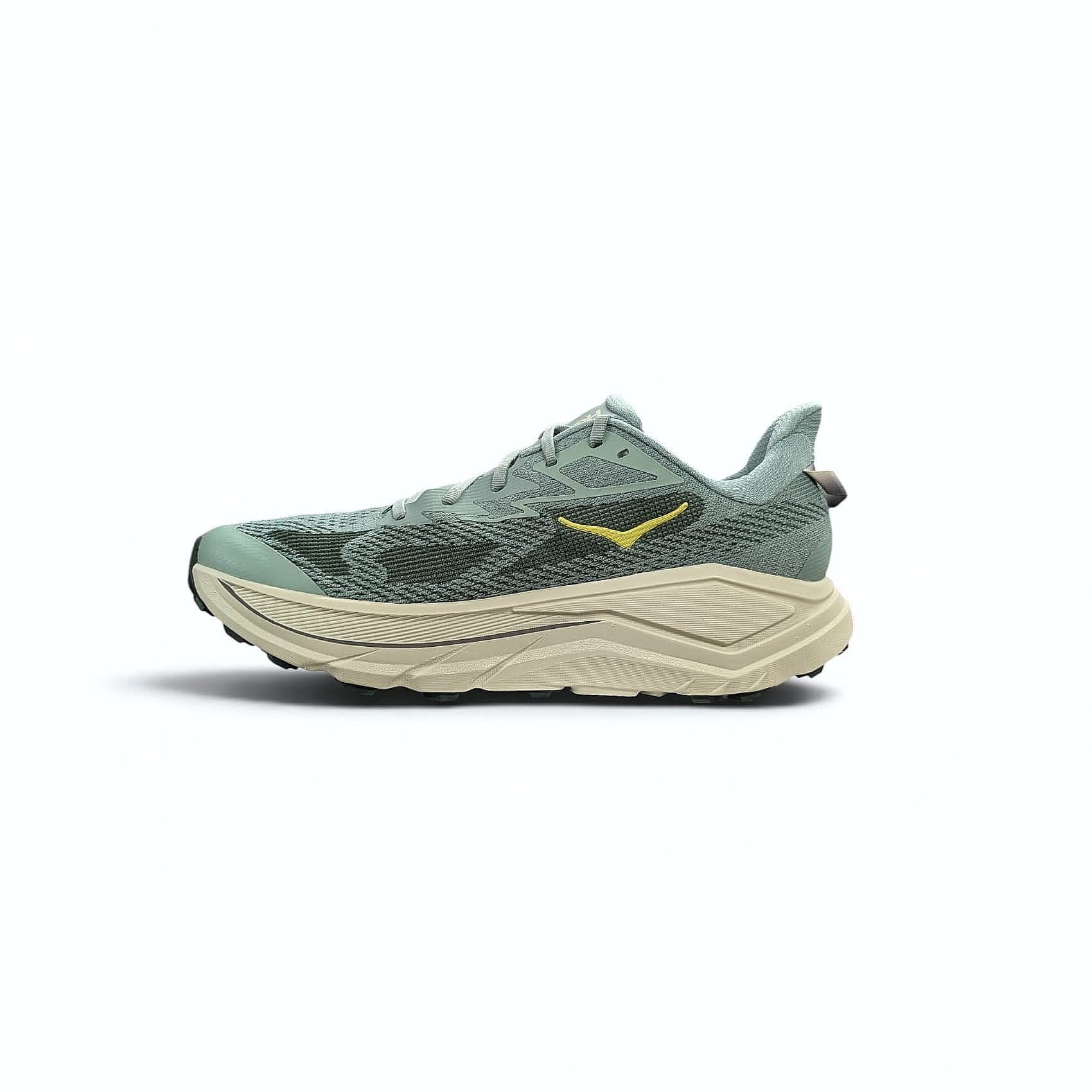 Hoka Challenger 8 Herren Trail- & Straßen-Laufschuhe | Jade / Truffle Salt