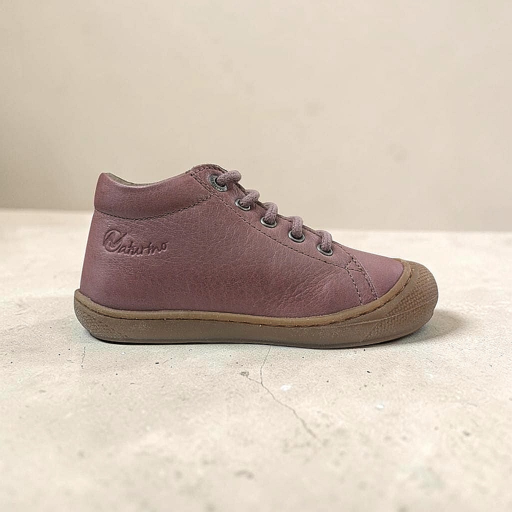 Naturino Cocoon Kinder Winterschuh mit Schnürung - Rosa Antico
