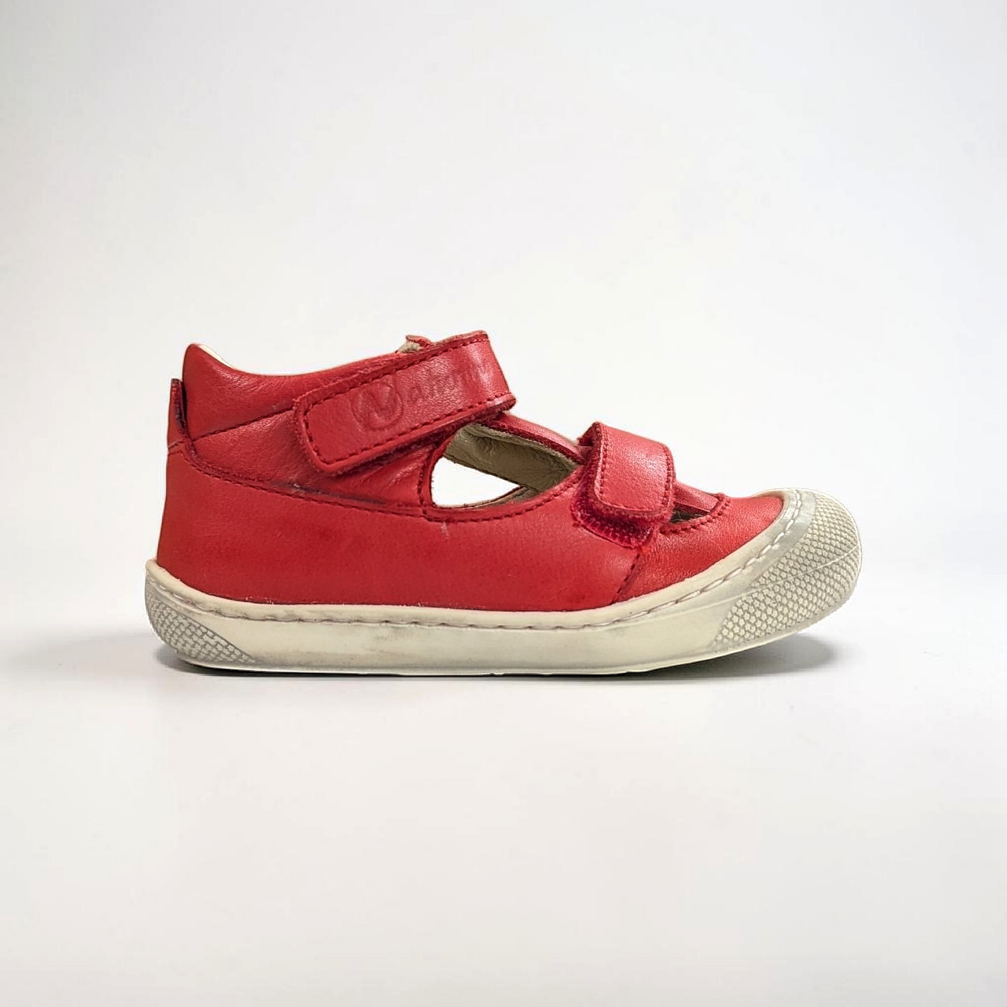 Rot Naturino Puffy Kinder Halbsandalen