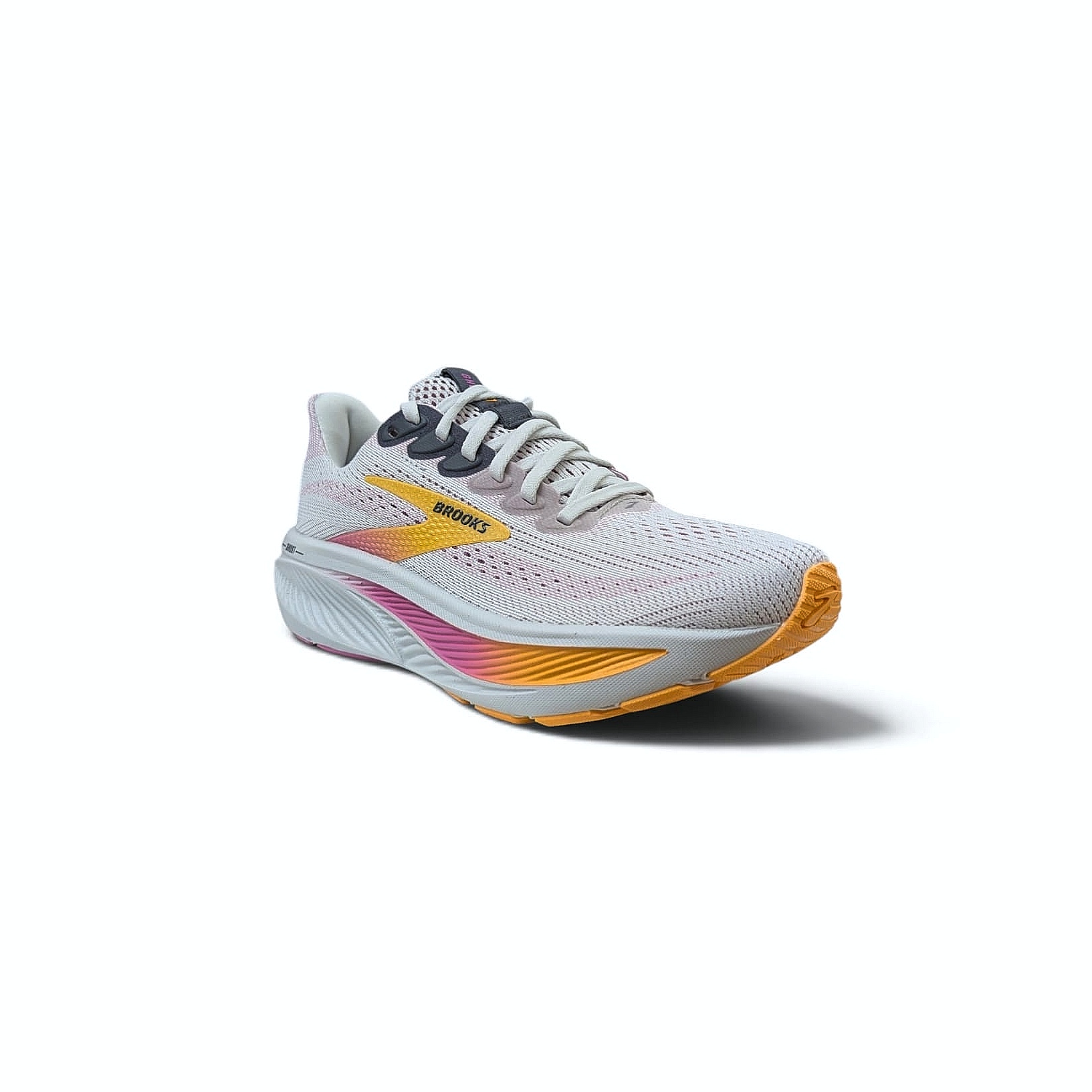 Brooks Ghost 17 Damen Laufschuh -Oyster-Apricot-Pink