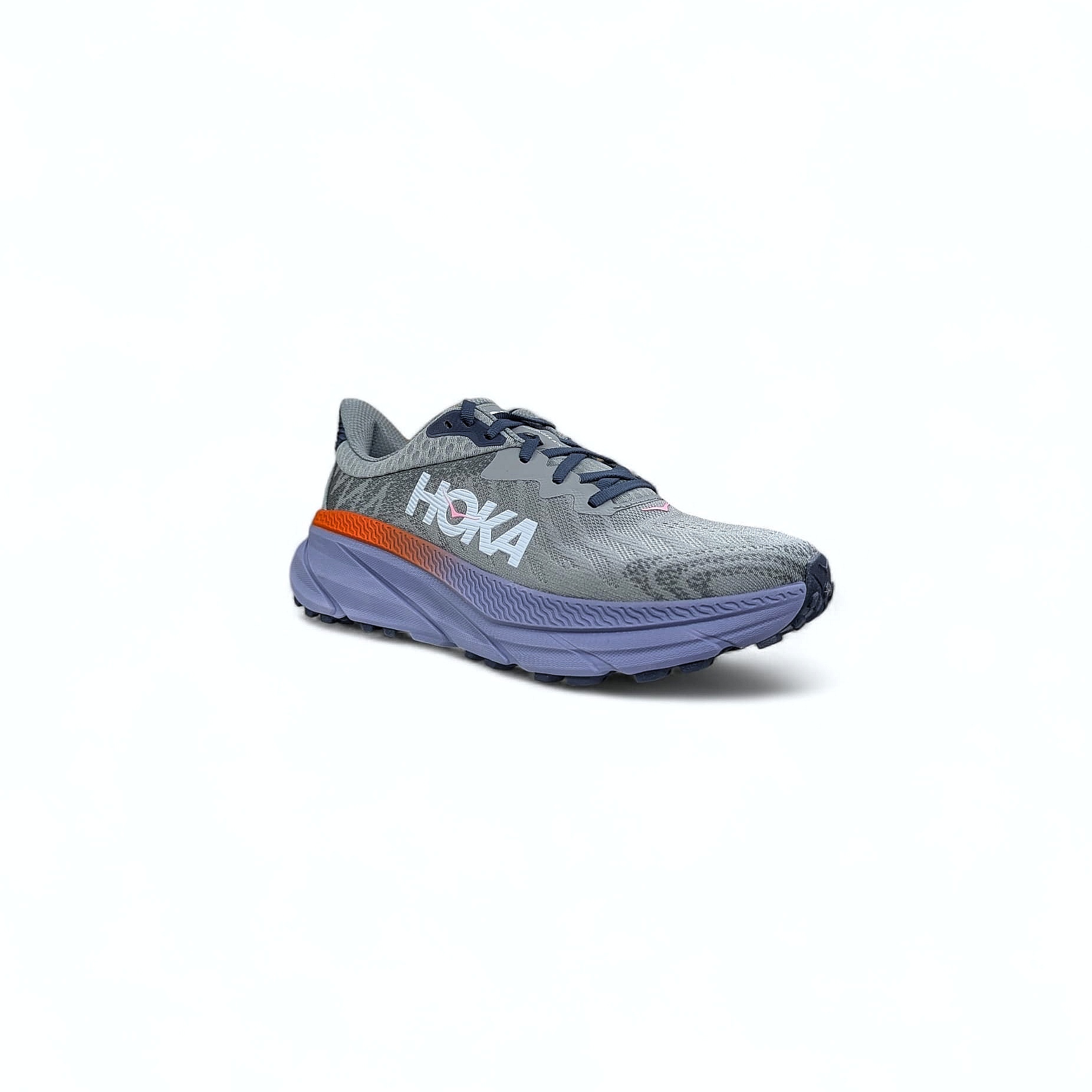 Grau Hoka W Challenger ATR 7 Damen Trailrunningschuhe