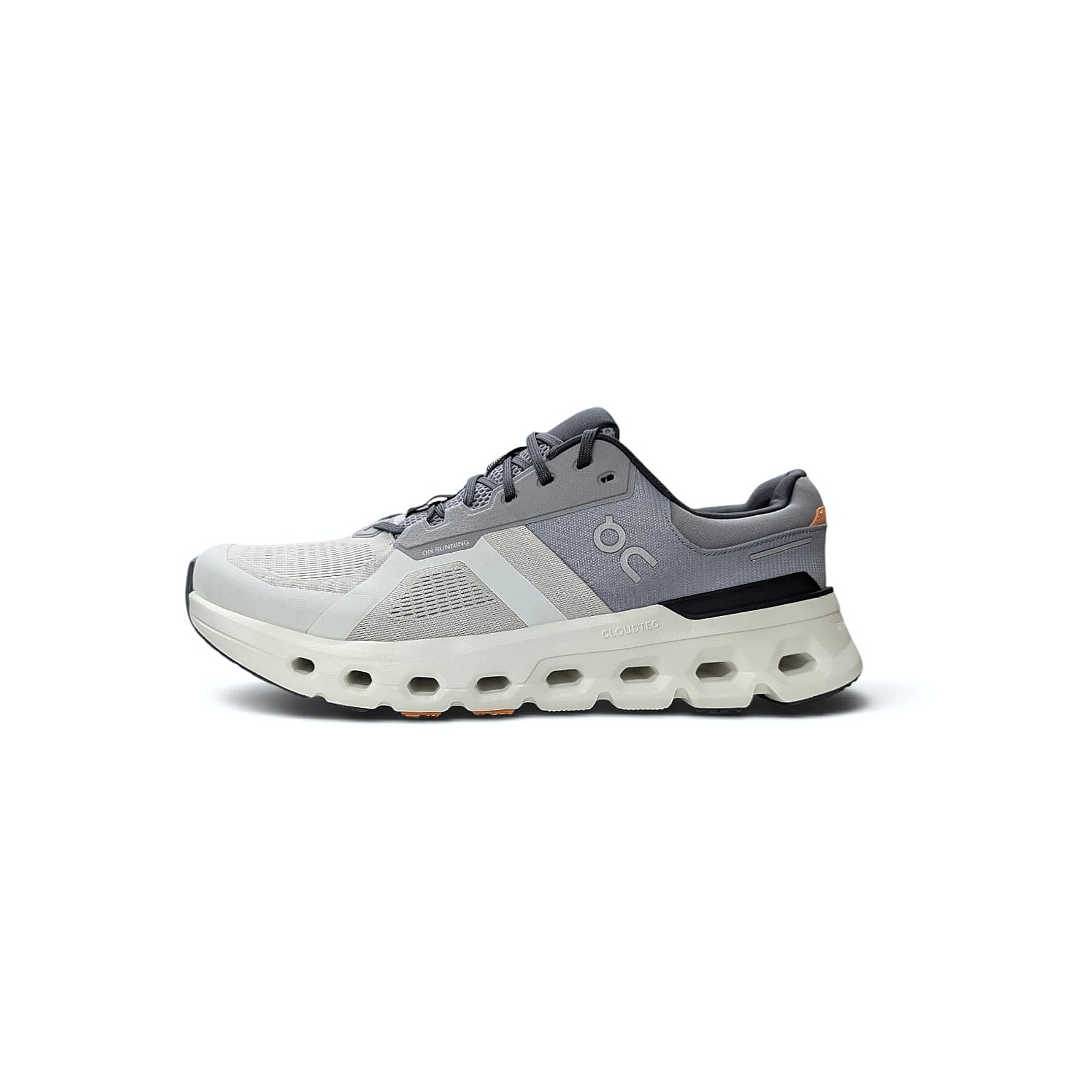 On Running Cloudrunner 2 Herren Laufschuhe – Wolf-Ivory