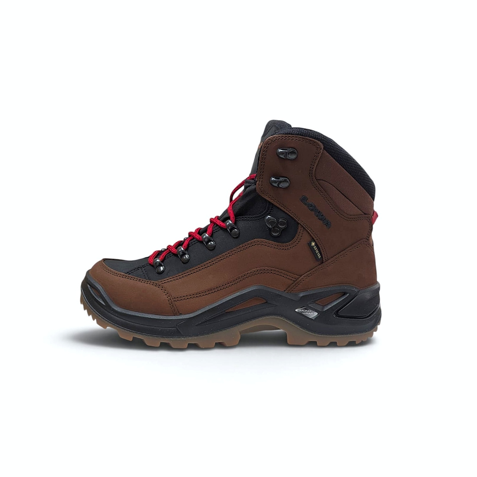 LOWA Renegade GTX Mid Herren Wanderschuhe Mahagoni-Rot