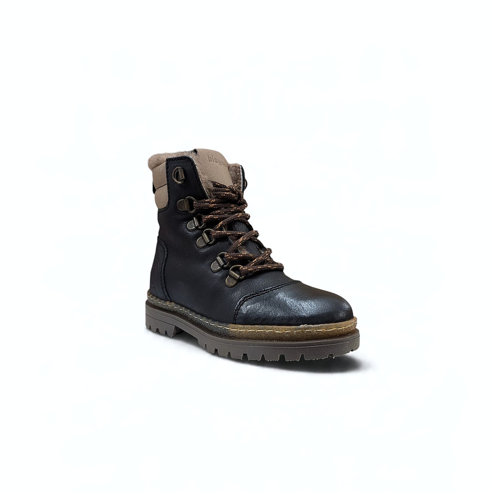 Bisgaard Gert Kinder Schnürstiefel – Black