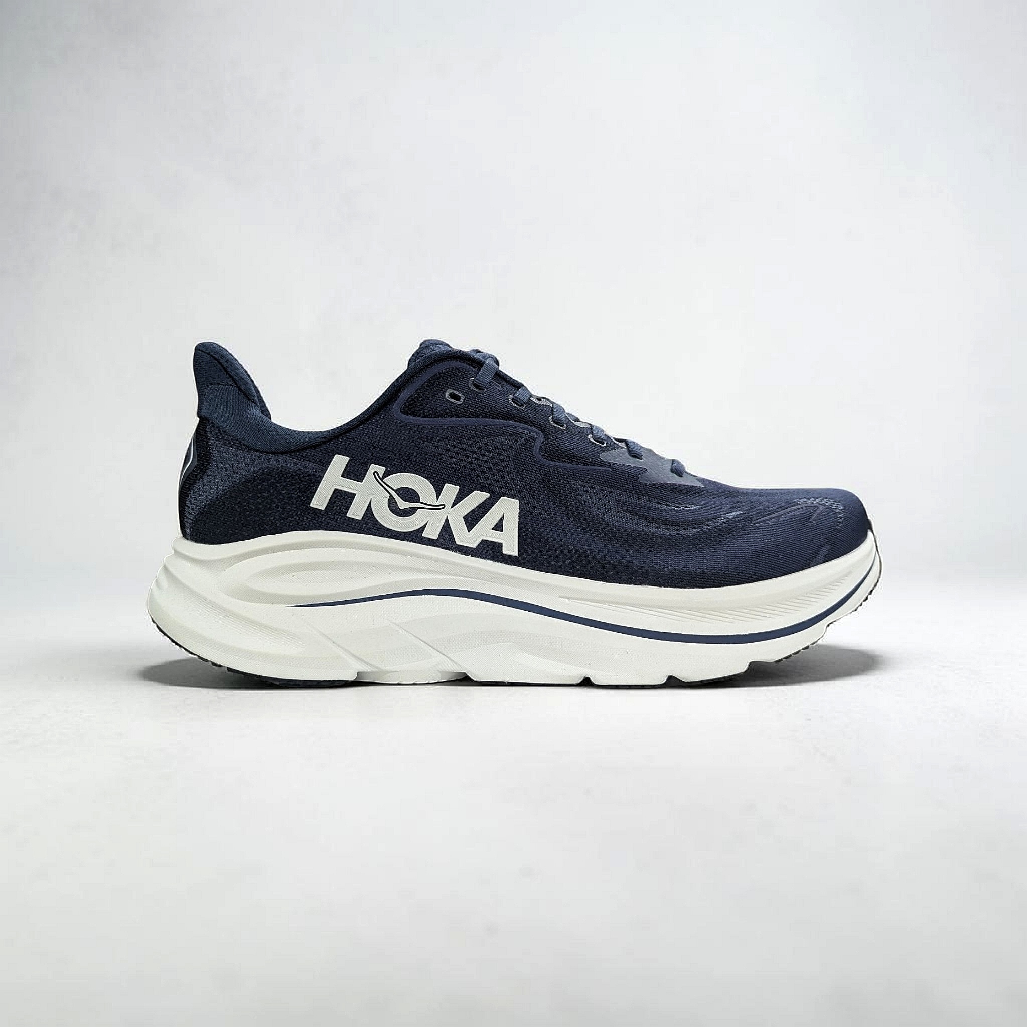 Navy Hoka M Clifton 10 Herren Laufschuhe