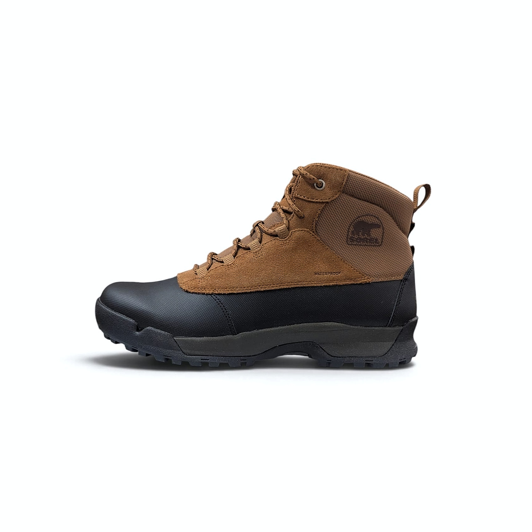 SOREL Buxton Lite Lace Plus Herren Winterstiefel wasserdicht - Braun-Schwarz.