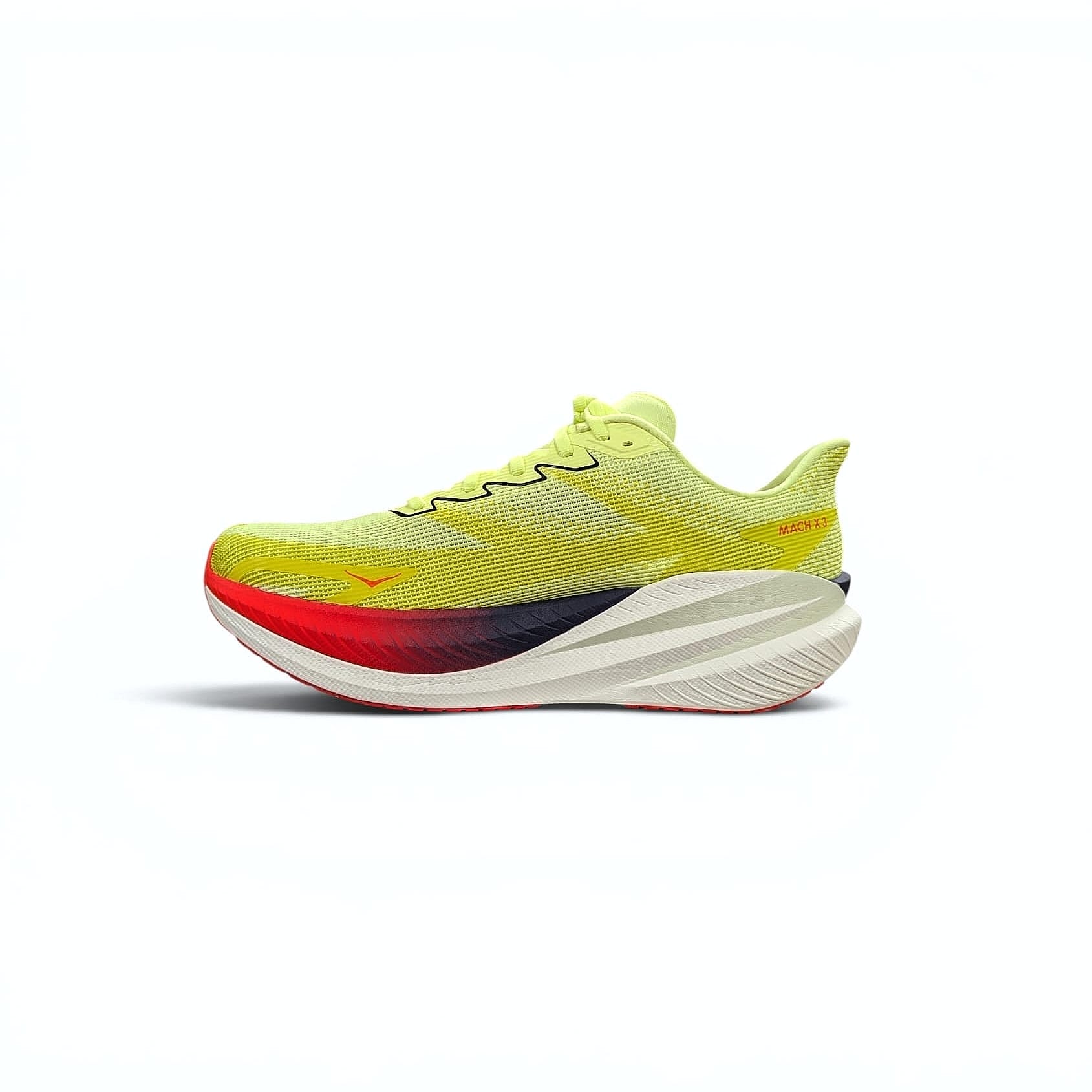 Hoka M Mach X 3 Herren Laufschuhe Neon Yuzu . Squid Ink