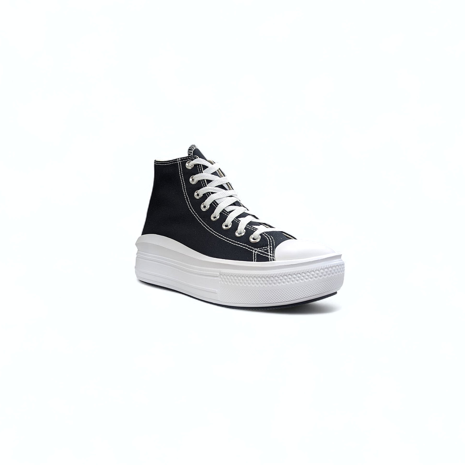 Black Converse All Star Ctas Move Hi Damen Sneakers