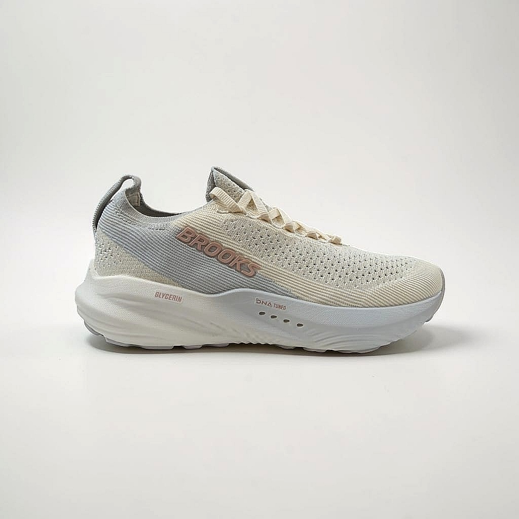 Brooks Glycerin StealthFit 22 Damen Laufschuh - Coconut-Oyster-Rose