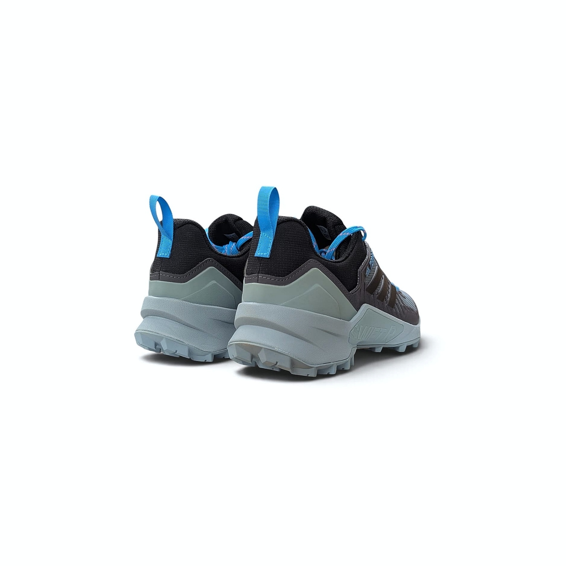 Adidas Terrex Swift R3 W Damen Wanderschuhe Grey-Core Black-Pink-Blue Akzente