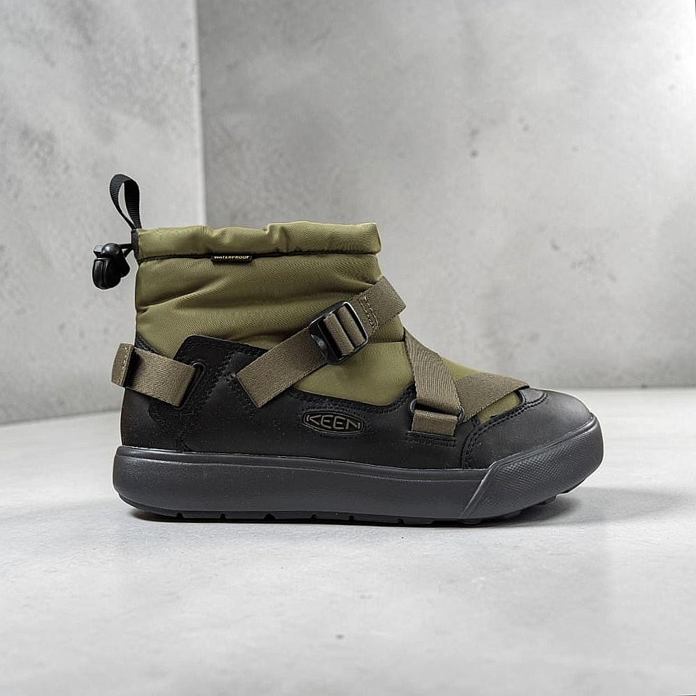 KEEN HOODZERRA WP Damen Winterstiefel - OLIVE DRAB-DARK EARTH
