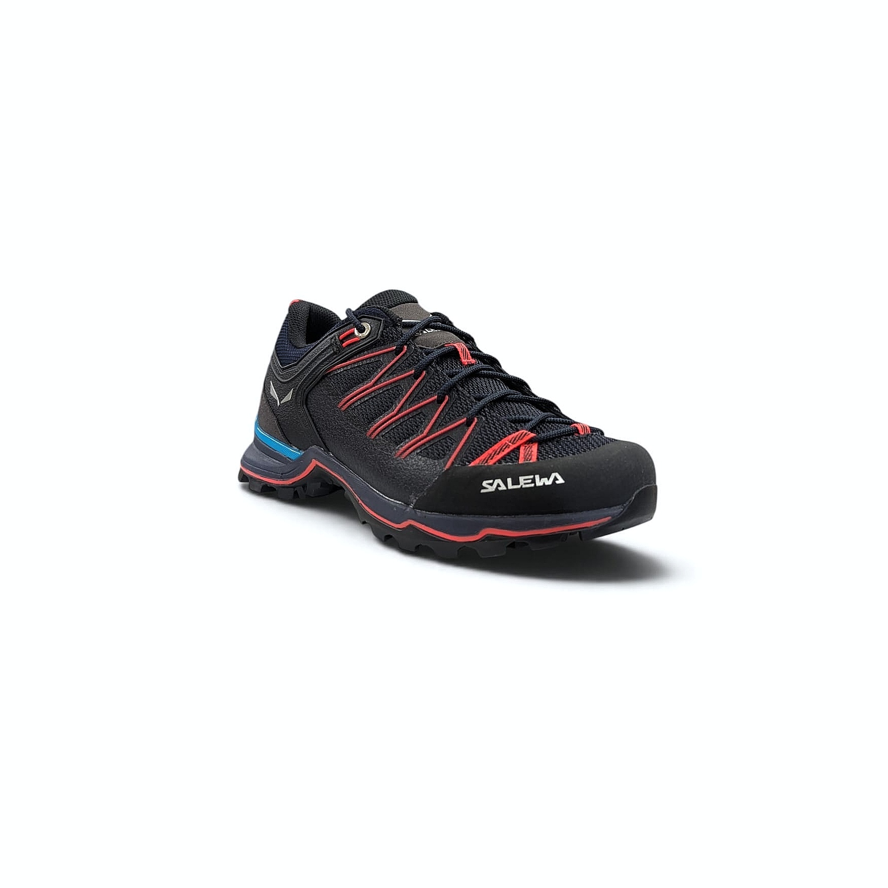 Salewa MTN Trainer Lite Damen Wanderschuh Premium Navy-Fluo Coral