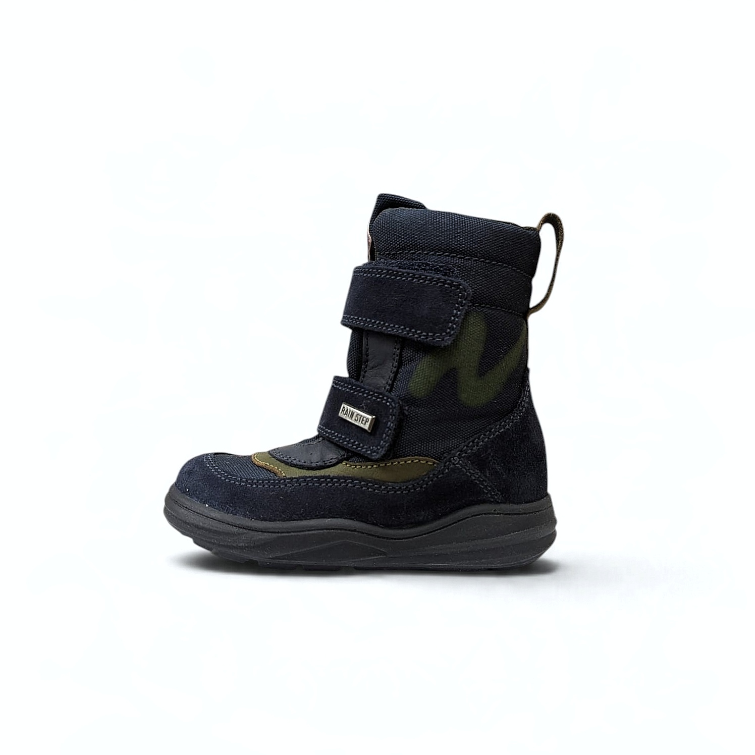Naturino Klos Kinder Winterstiefel wasserdicht Bleu-Oliva