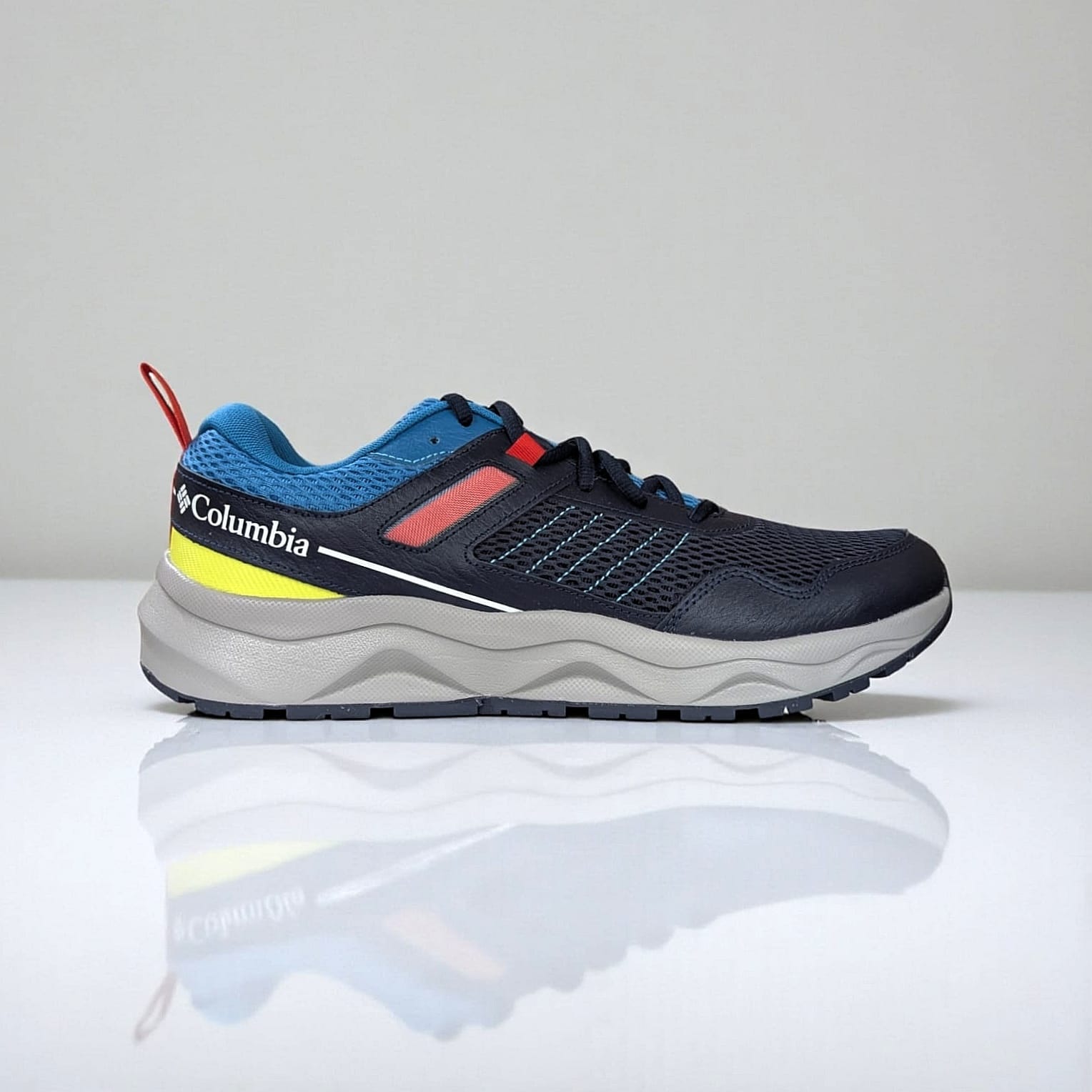 Blau Columbia Plateau Herren Trail Laufschuhe