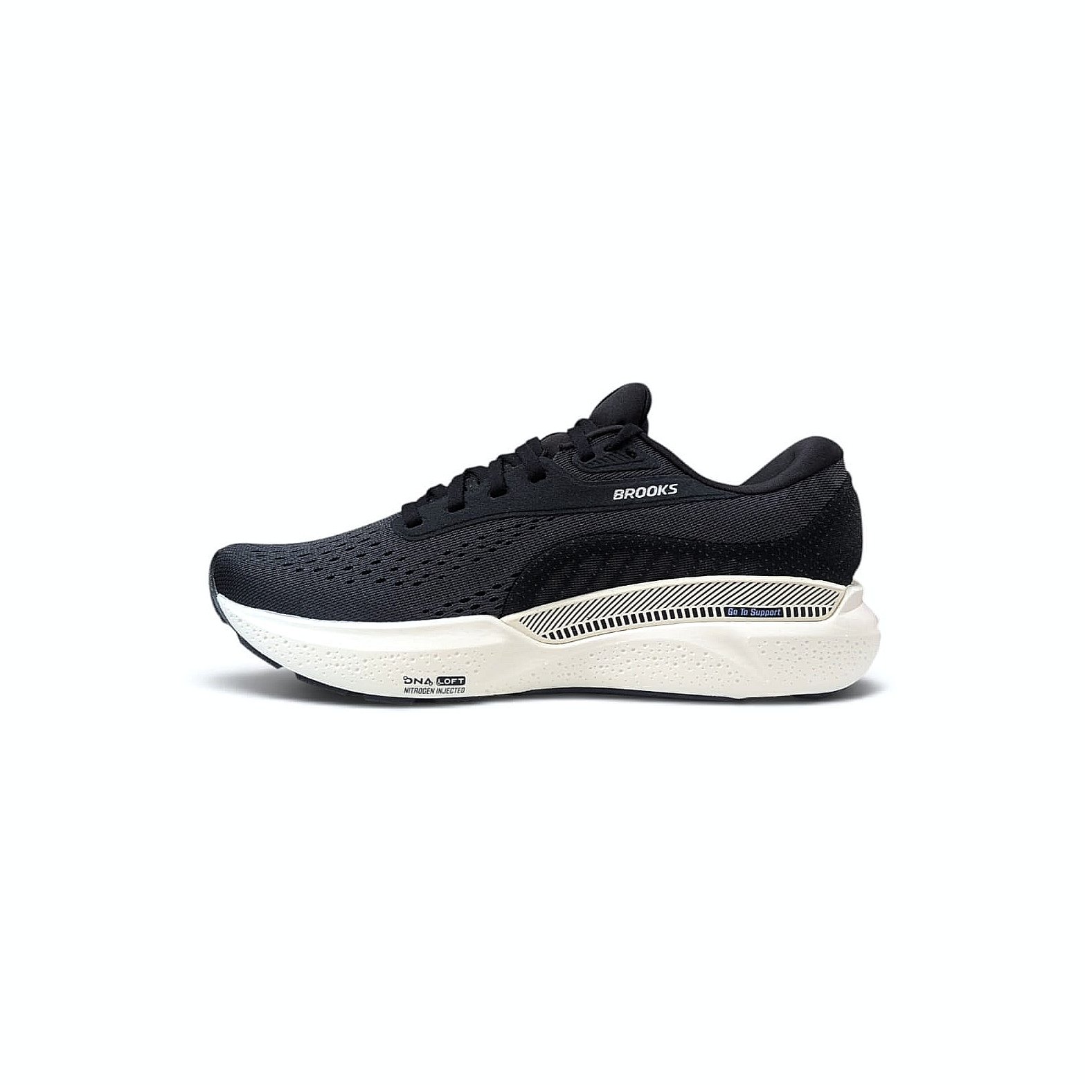 Brooks Adrenaline GTS 24 Damen Laufschuh - Ebony-Blue Heron-Silver