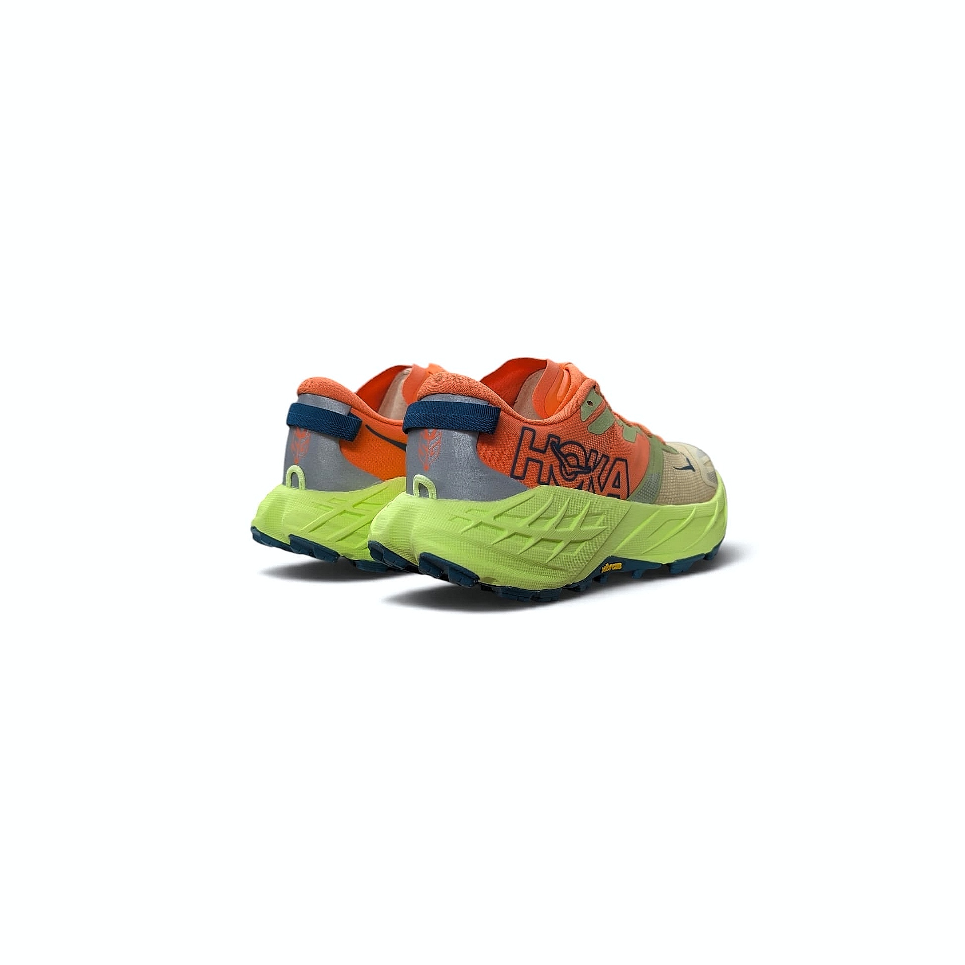HOKA W Speedgoat 7 Damen Trailrunning-Schuhe Persimmon - Neon Yuzu