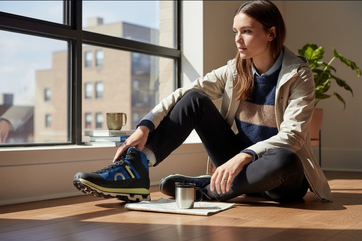 Damen wanderschuhe on cloud alpine