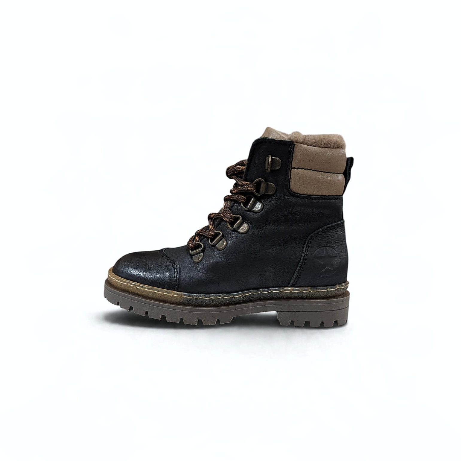 Bisgaard Gert Kinder Schnürstiefel – Black