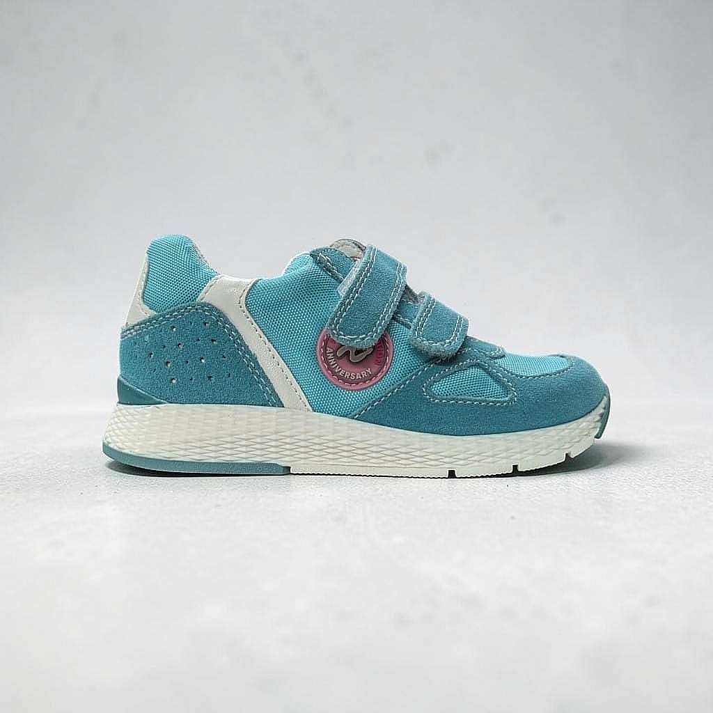 NATURINO Isao VL Sneaker – Türkis-Weiß-Pink
