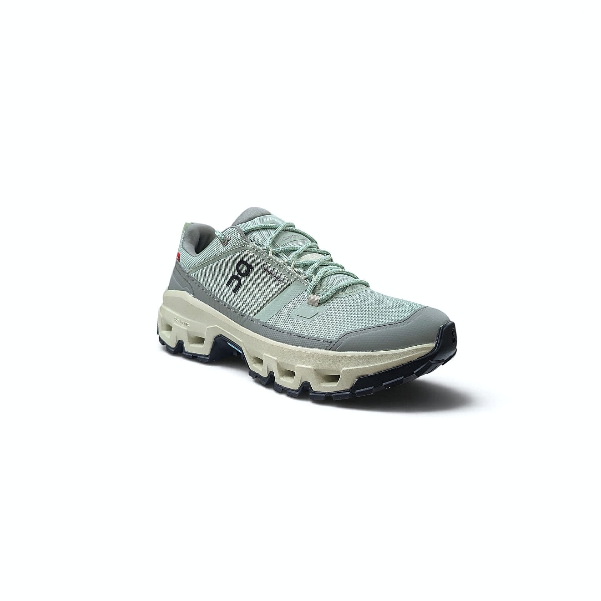 On Running Cloudrock Low WP Damen Wanderschuh – Mineral - Aloe