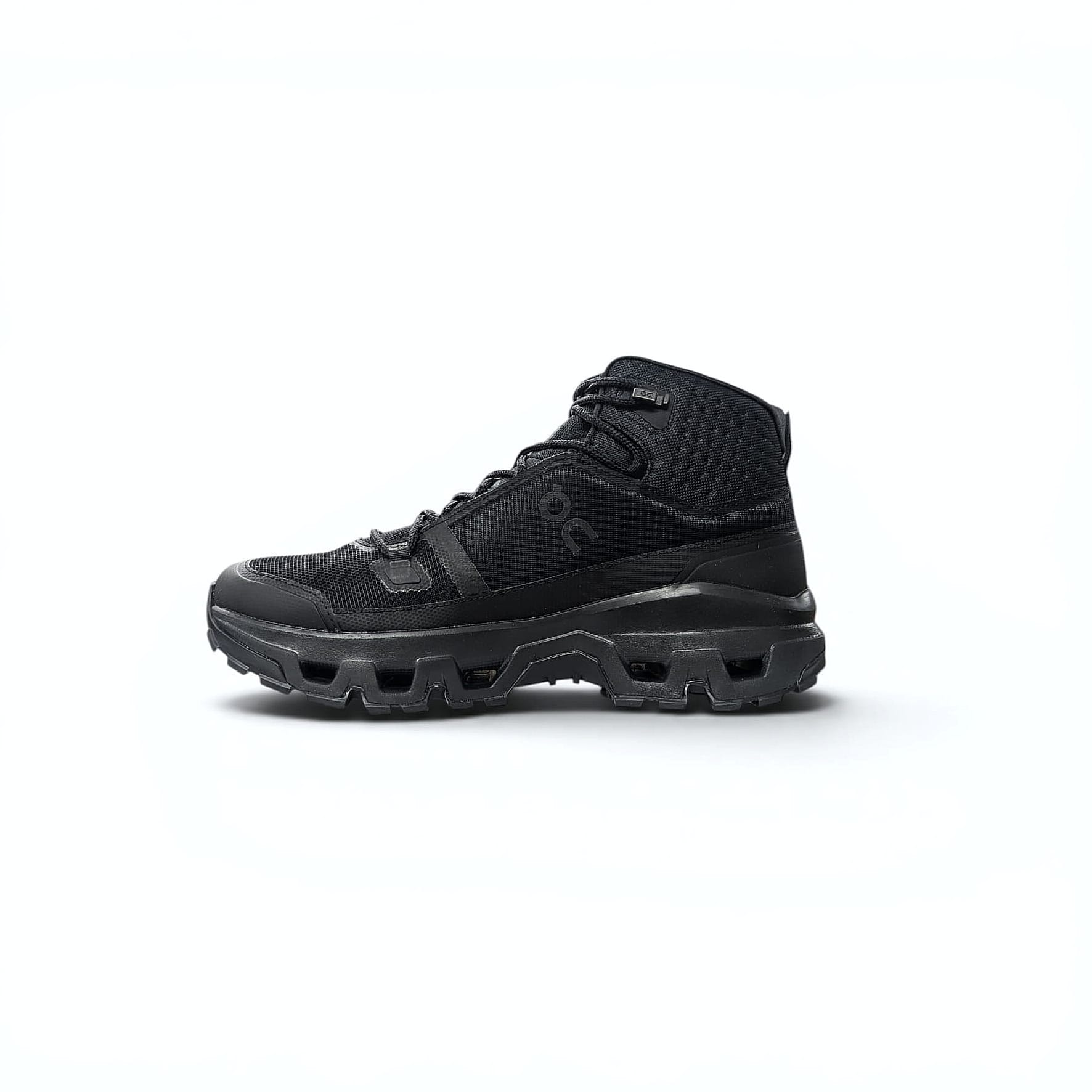 On Cloudrock Mid WP Damen Wanderschuh - Black-Black