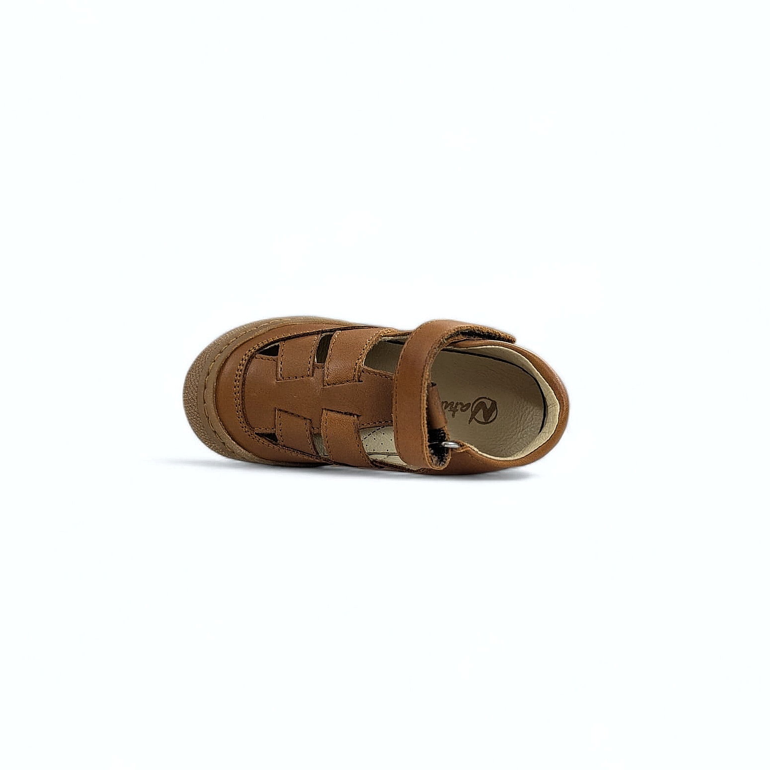 Cognac Naturino Wad Kinder Halbsandalen