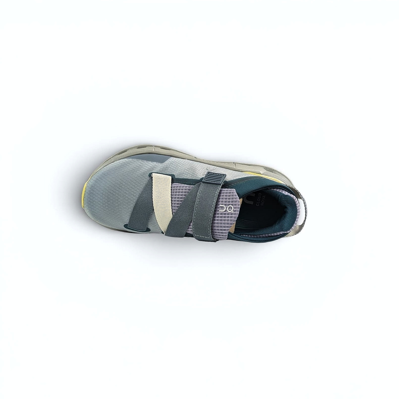 Evergreen Citron On Running Cloudnova Wrap Damen Laufschuhe