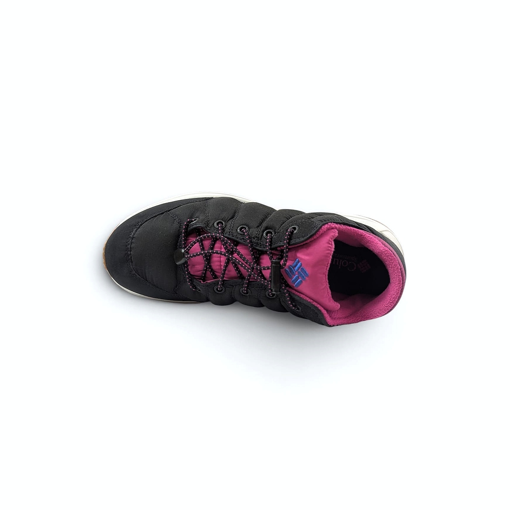 Columbia Palermo Street Tall Damen Winterschuh - Black - Wild Fuchsia