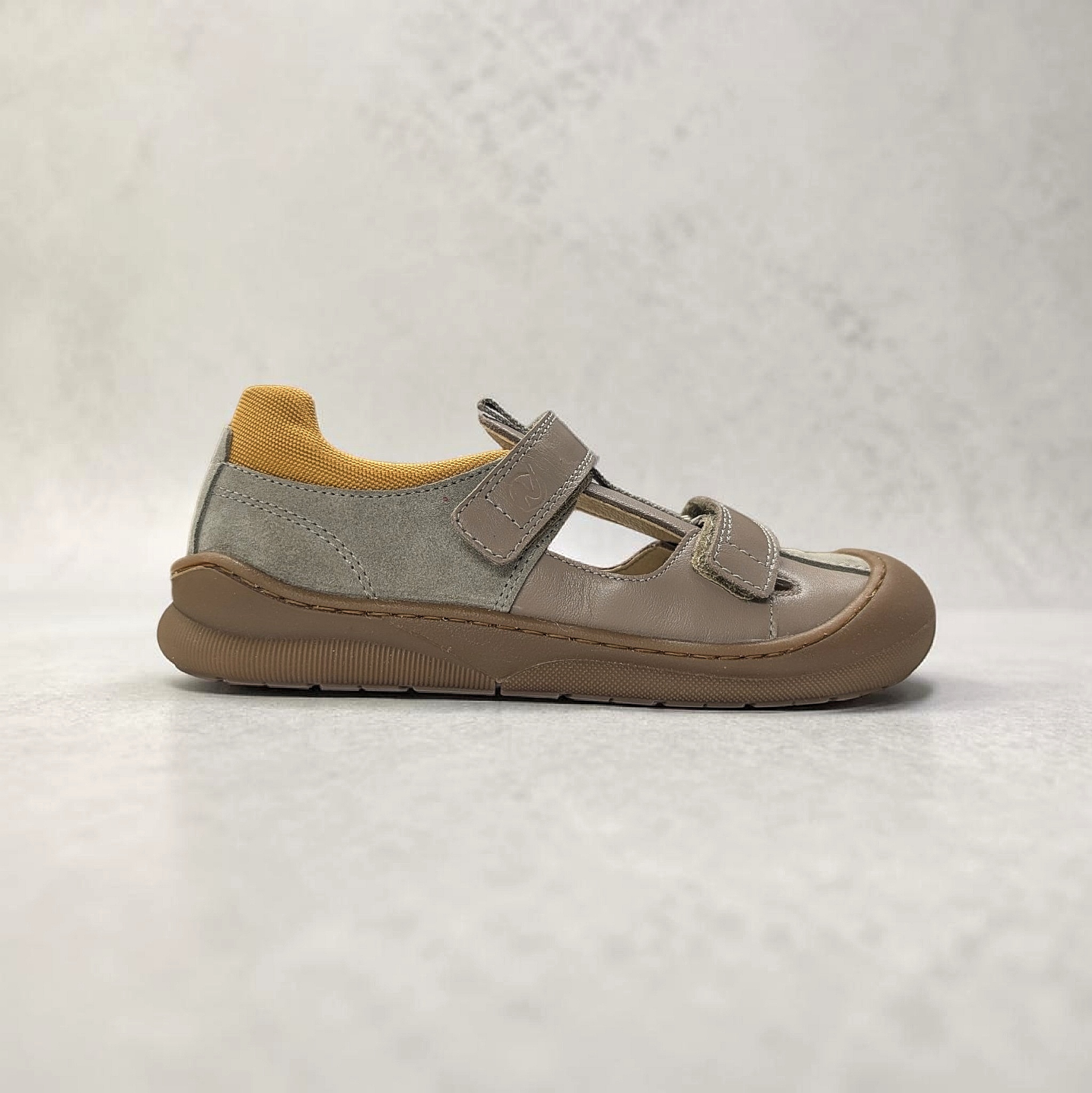 Beige Naturino Wauro Kinder Halbsandalen