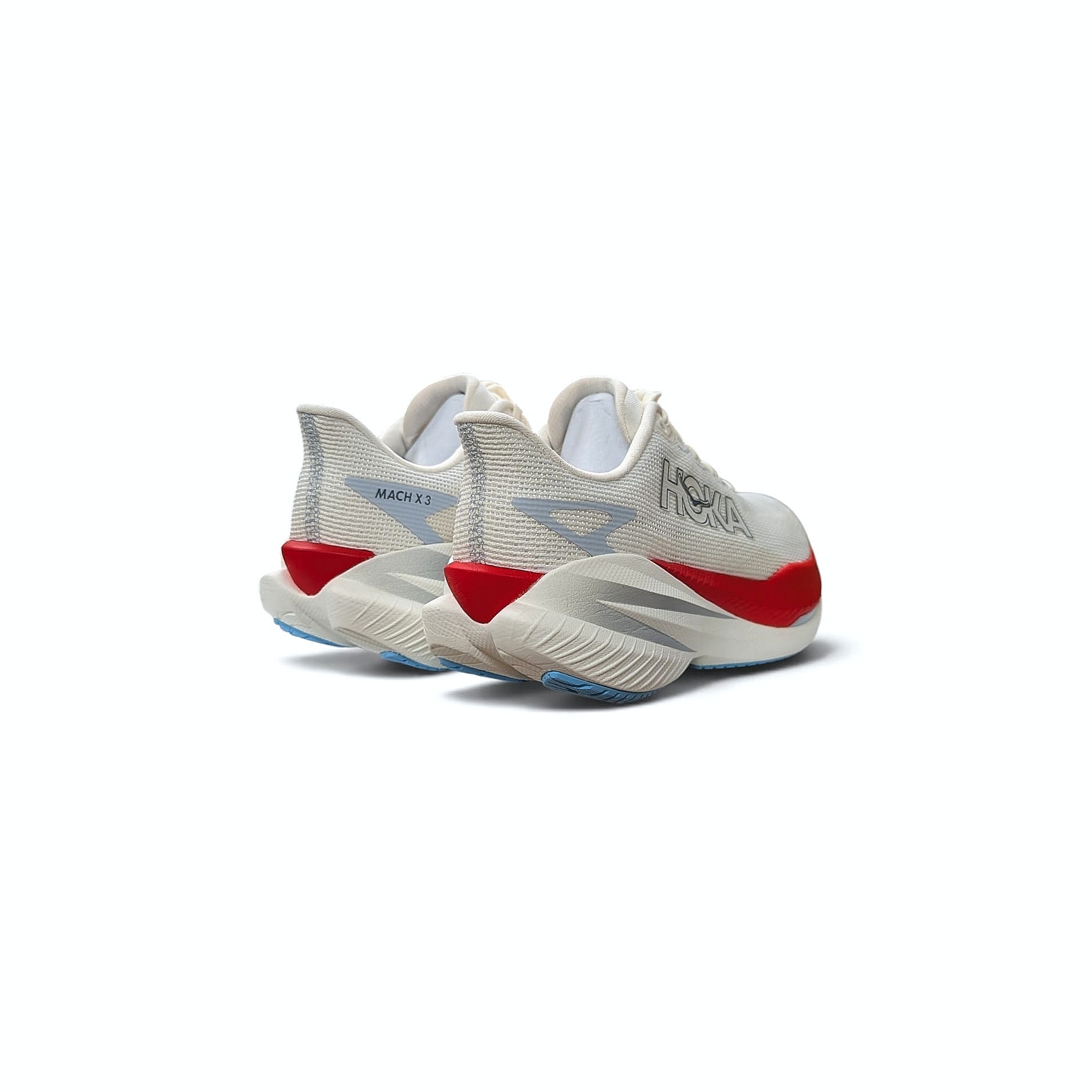 Hoka M Mach X 3 Herren Laufschuhe White-Alabaster