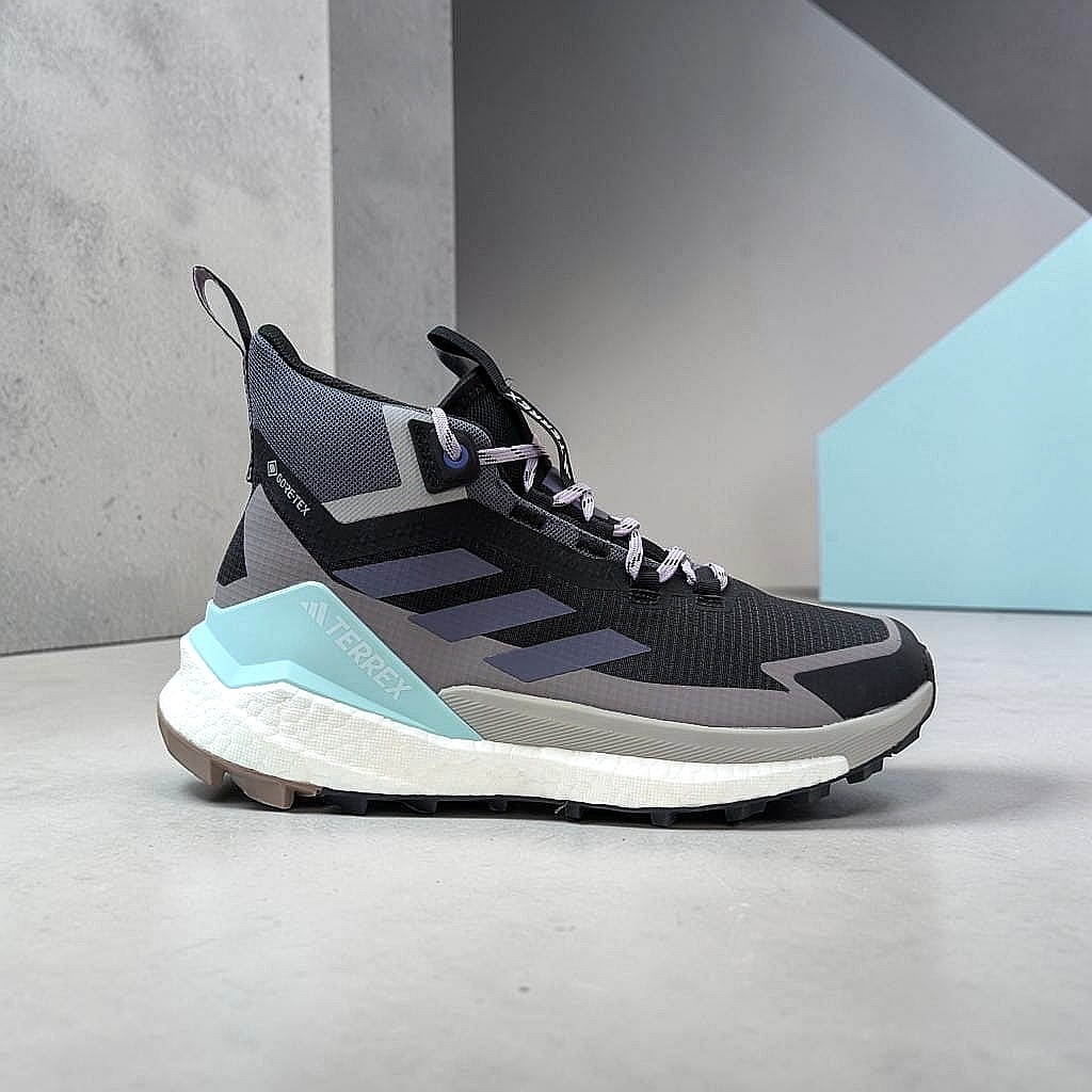 Adidas Terrex Free Hiker 2 GTX Damen Wanderschuh - Core Black-Preloved Violet-Tau Orange