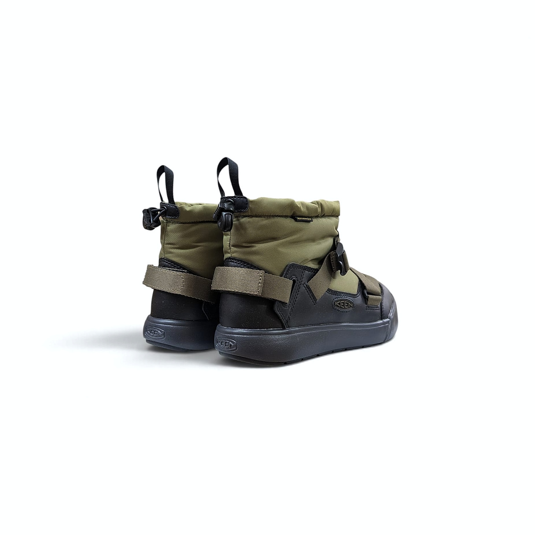 KEEN HOODZERRA WP Damen Winterstiefel - OLIVE DRAB-DARK EARTH