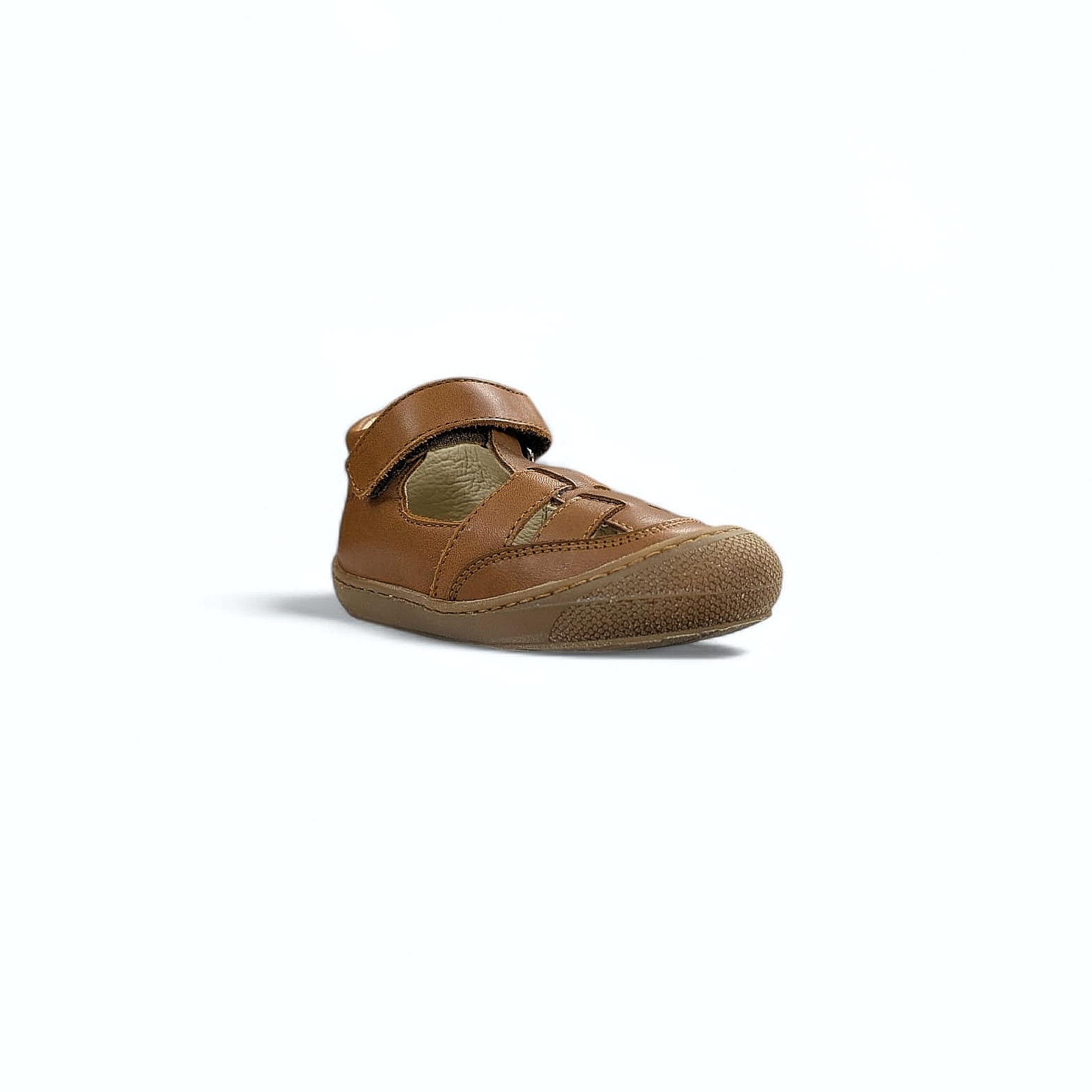 Cognac Naturino Wad Kinder Halbsandalen