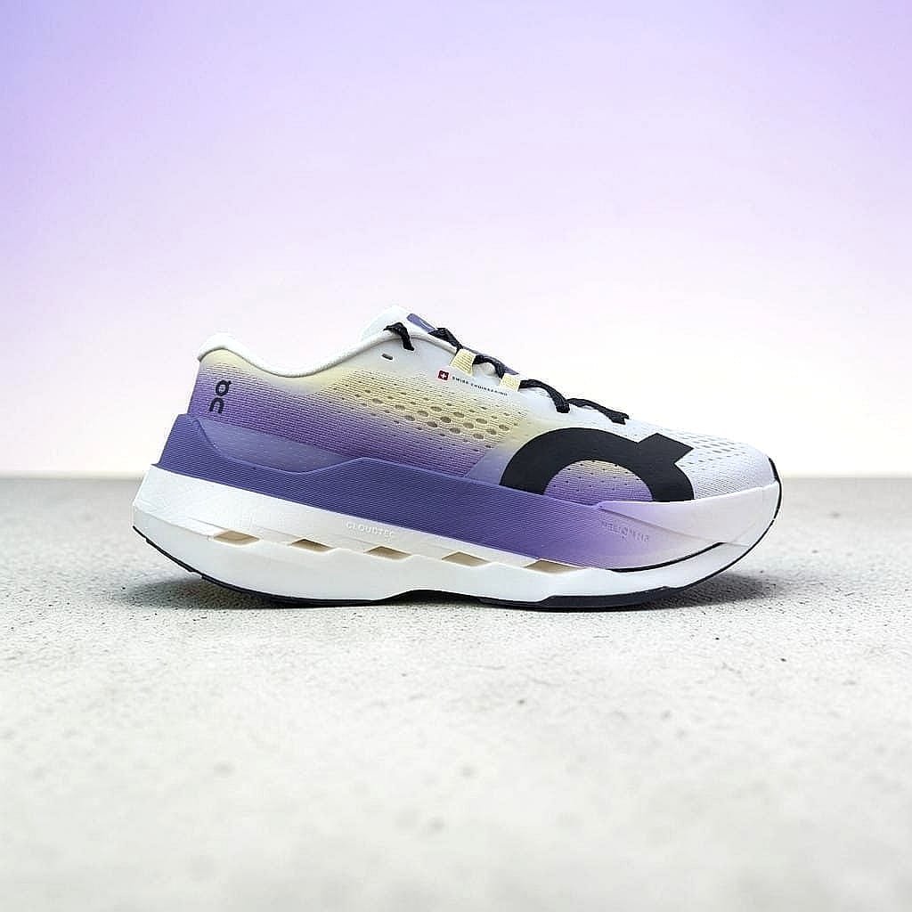On Running Cloudboom Max Damen Laufschuhe  White Juniper