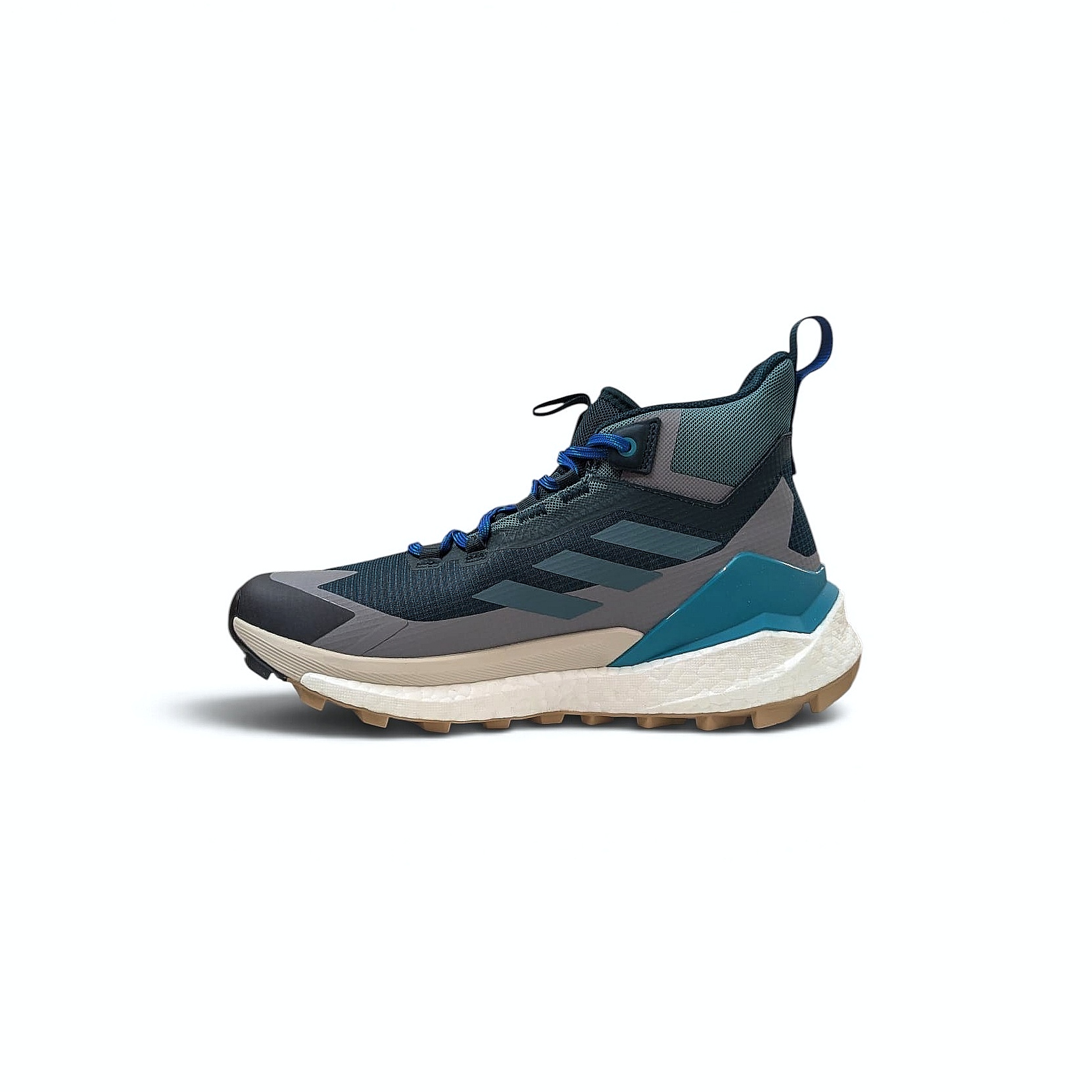 Adidas Terrex Free Hiker 2.0 GTX Herren Wanderschuh – Aurora Ivy-Preloved Teal-Grey Three