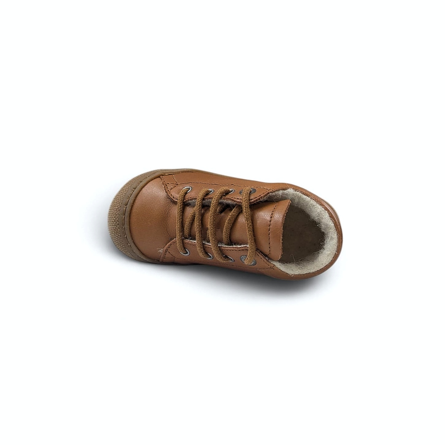 Naturino Coco Kinder Winterschuh mit Schnürung - Cognac