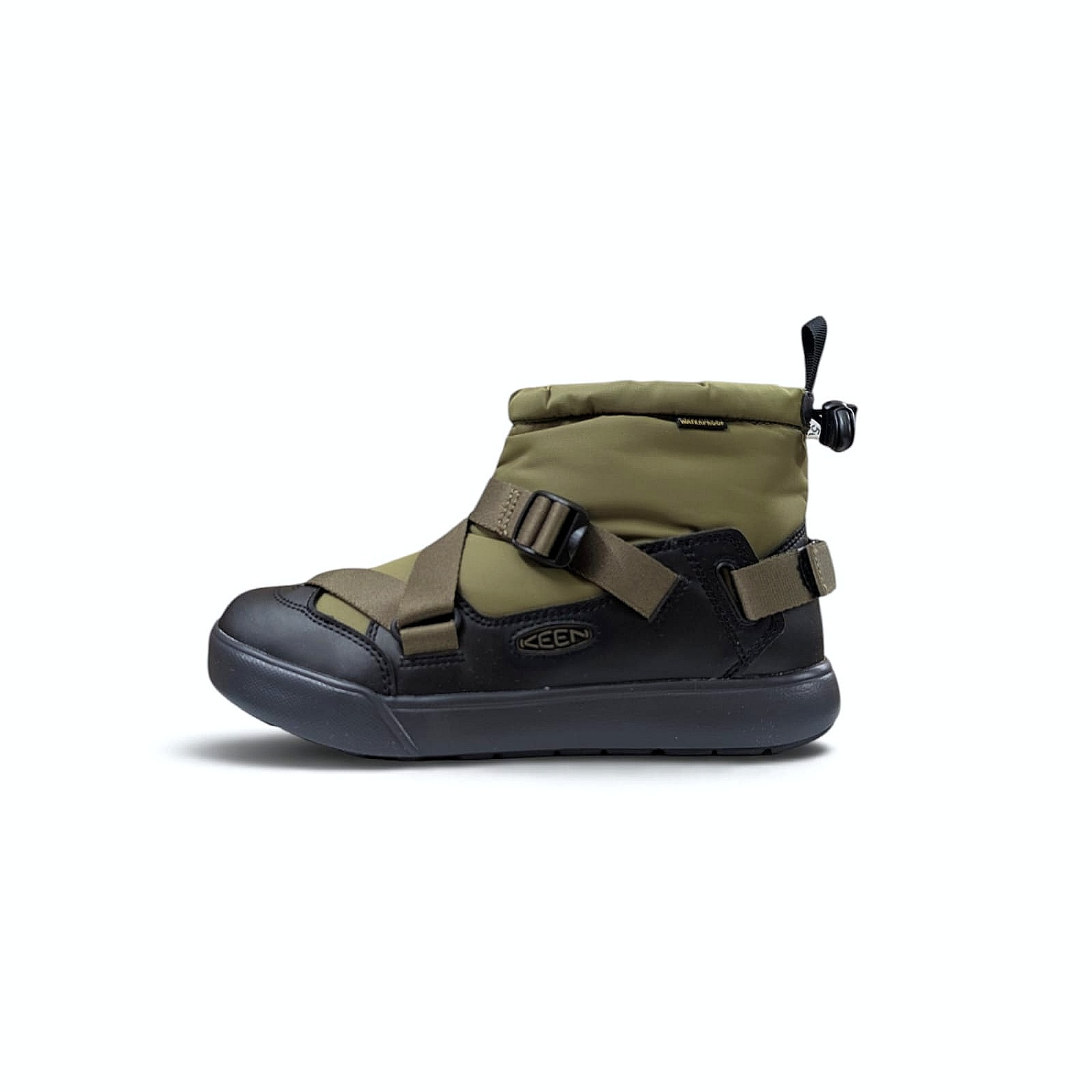 KEEN HOODZERRA WP Damen Winterstiefel - OLIVE DRAB-DARK EARTH