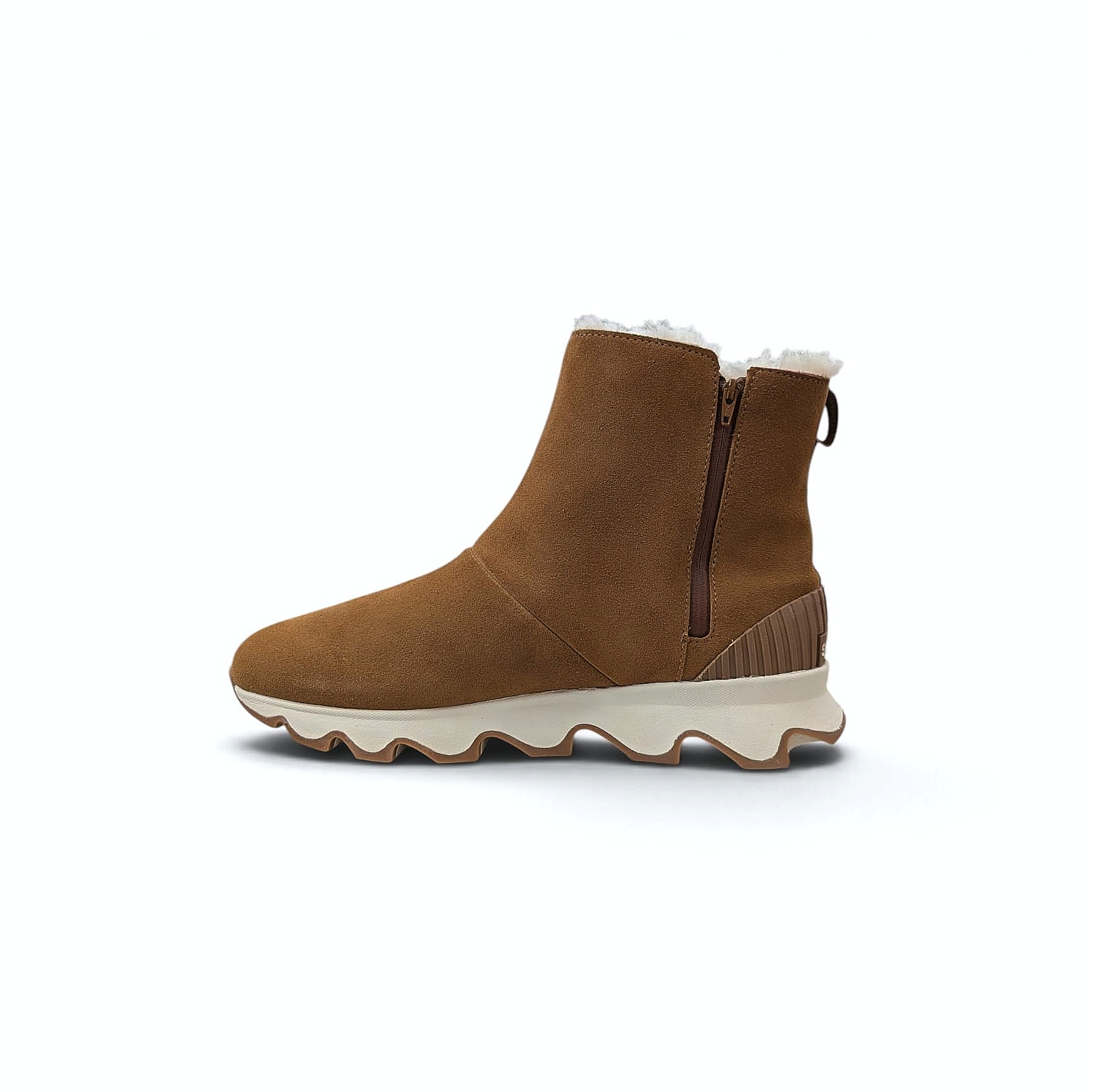 SOREL Kinetic Short WP Damen Stiefelette - Camel Brown-Natural
