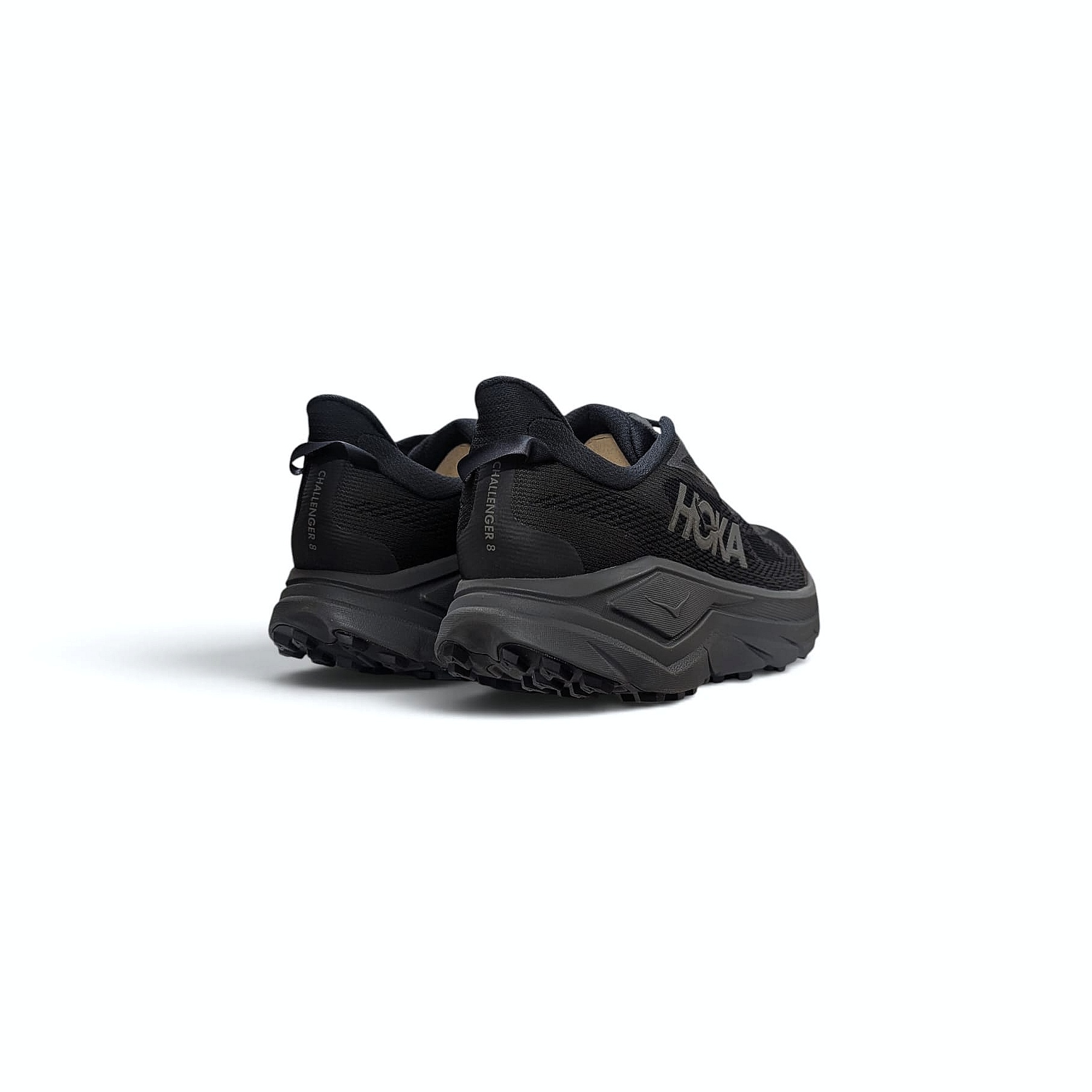 Hoka Challenger 8 Herren Road-to-Trail-Laufschuh Black-Carbon Black