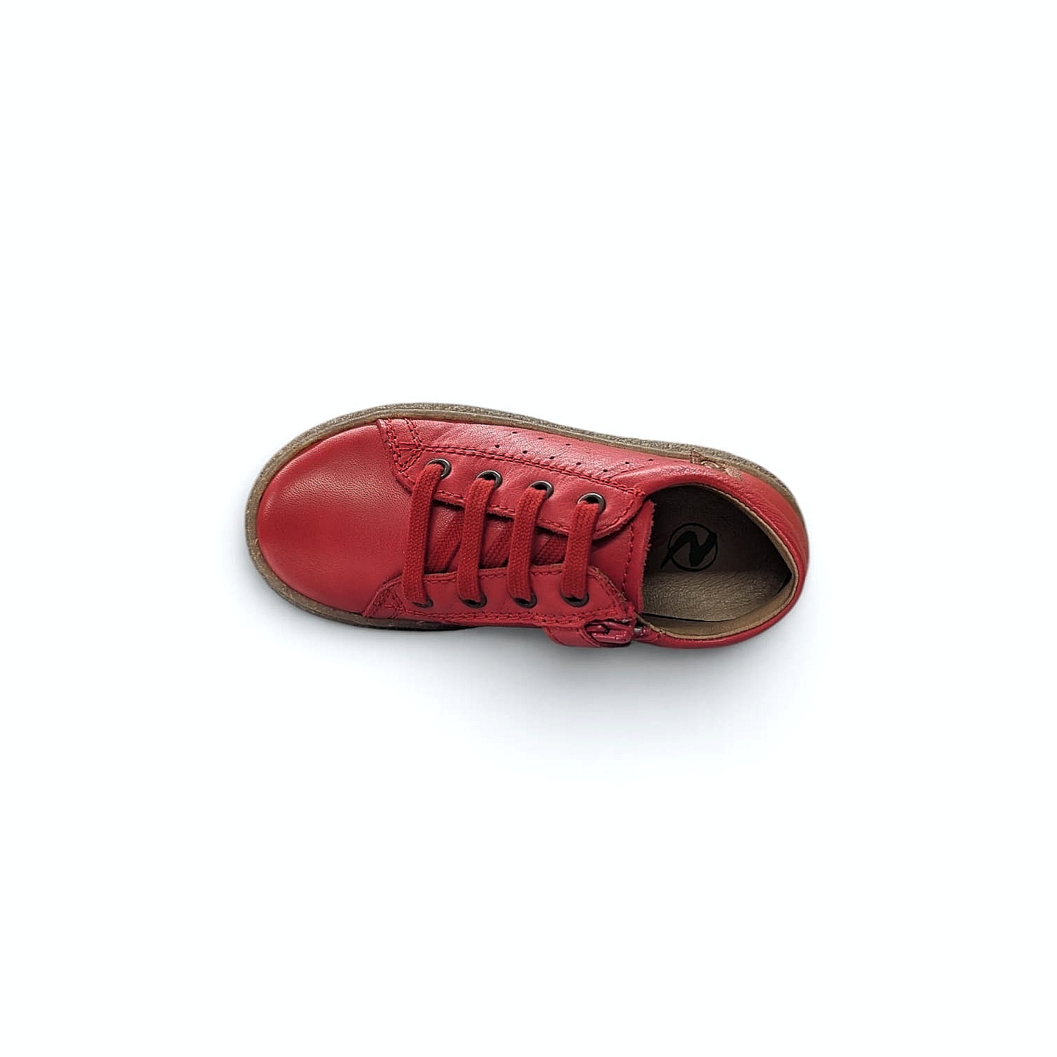 NATURINO Cycas Zip Nappa SP Lauflernschuhe – Rosso
