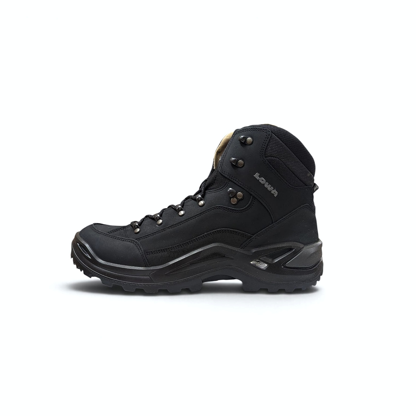 LOWA Renegade LL Mid Herren Wanderschuhe - Schwarz