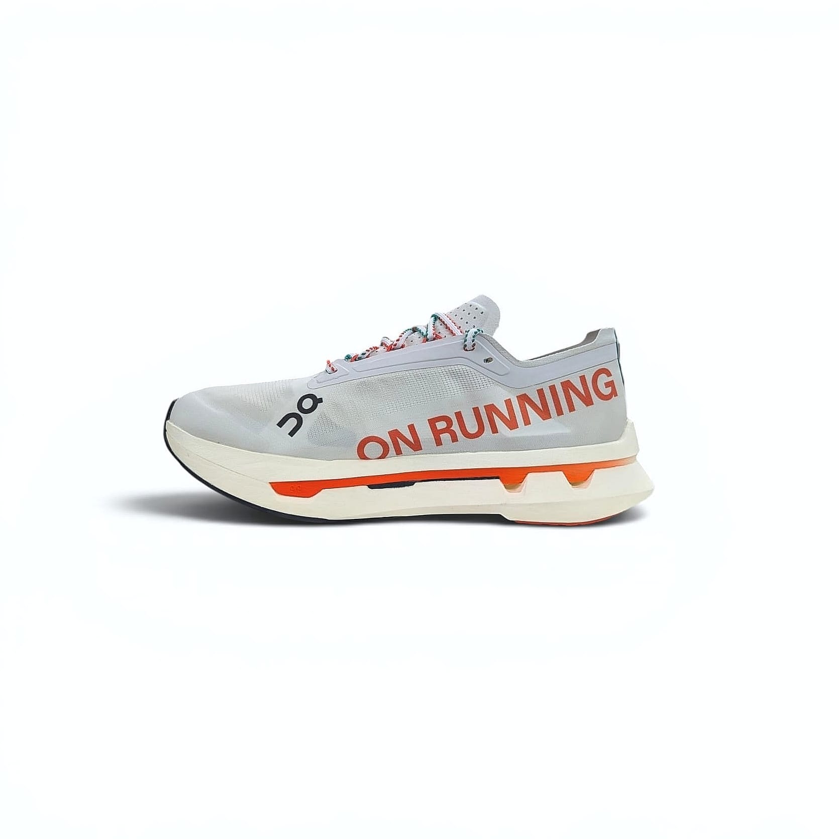 On Running Cloudboom Zone Damen Laufschuhe  White  Flame