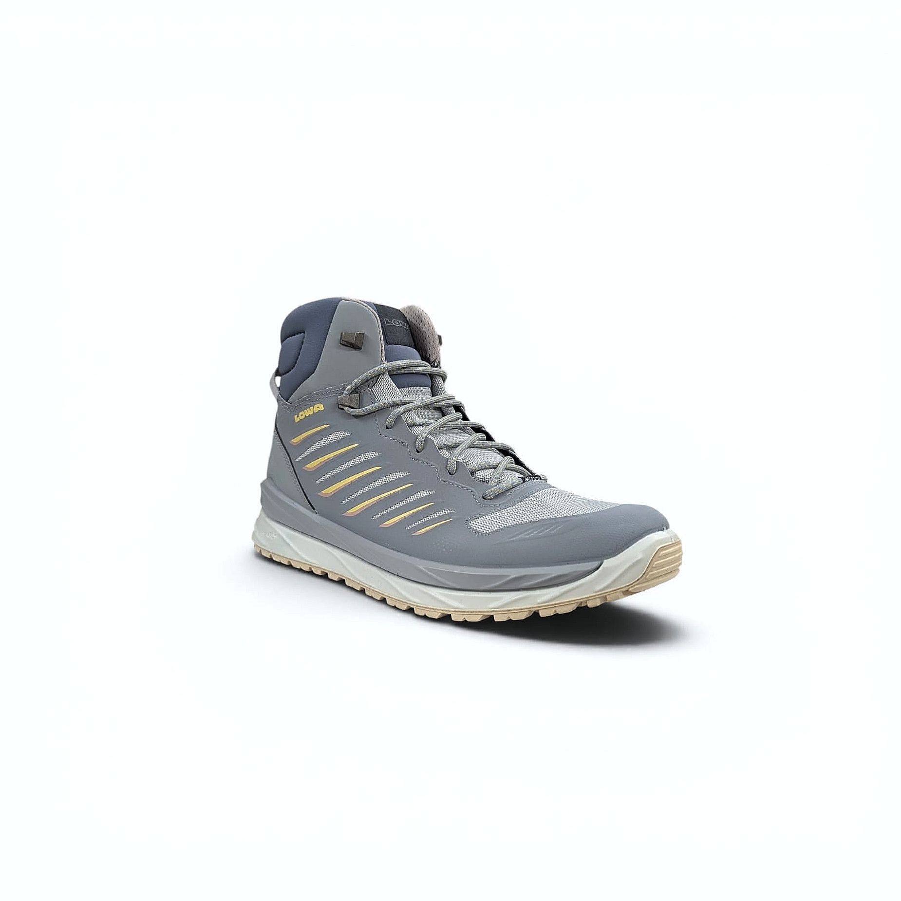 Grau Lowa Axos Gtx Mid Damen Trekkingschuhe