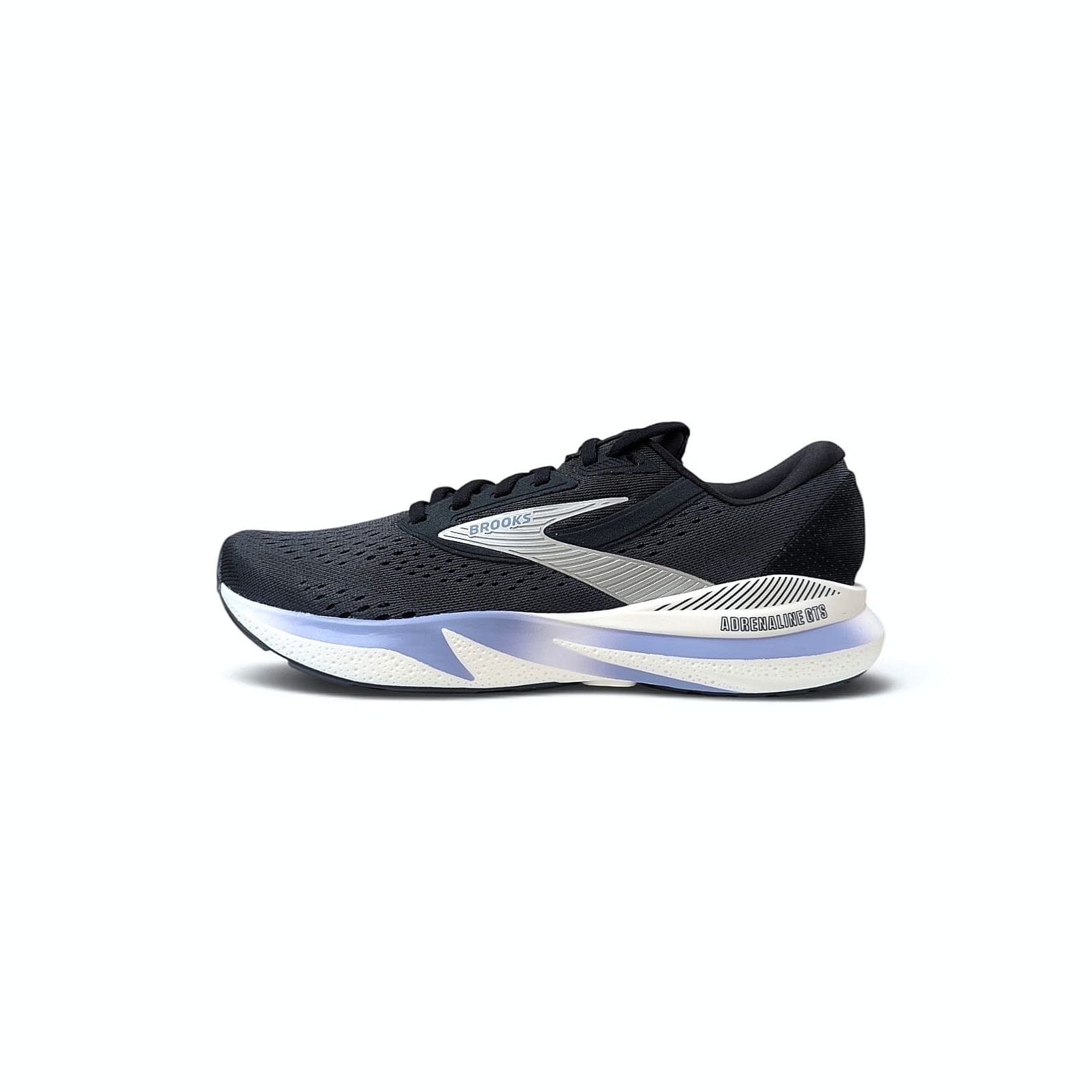 Brooks Adrenaline GTS 24 Damen Laufschuh - Ebony-Blue Heron-Silver