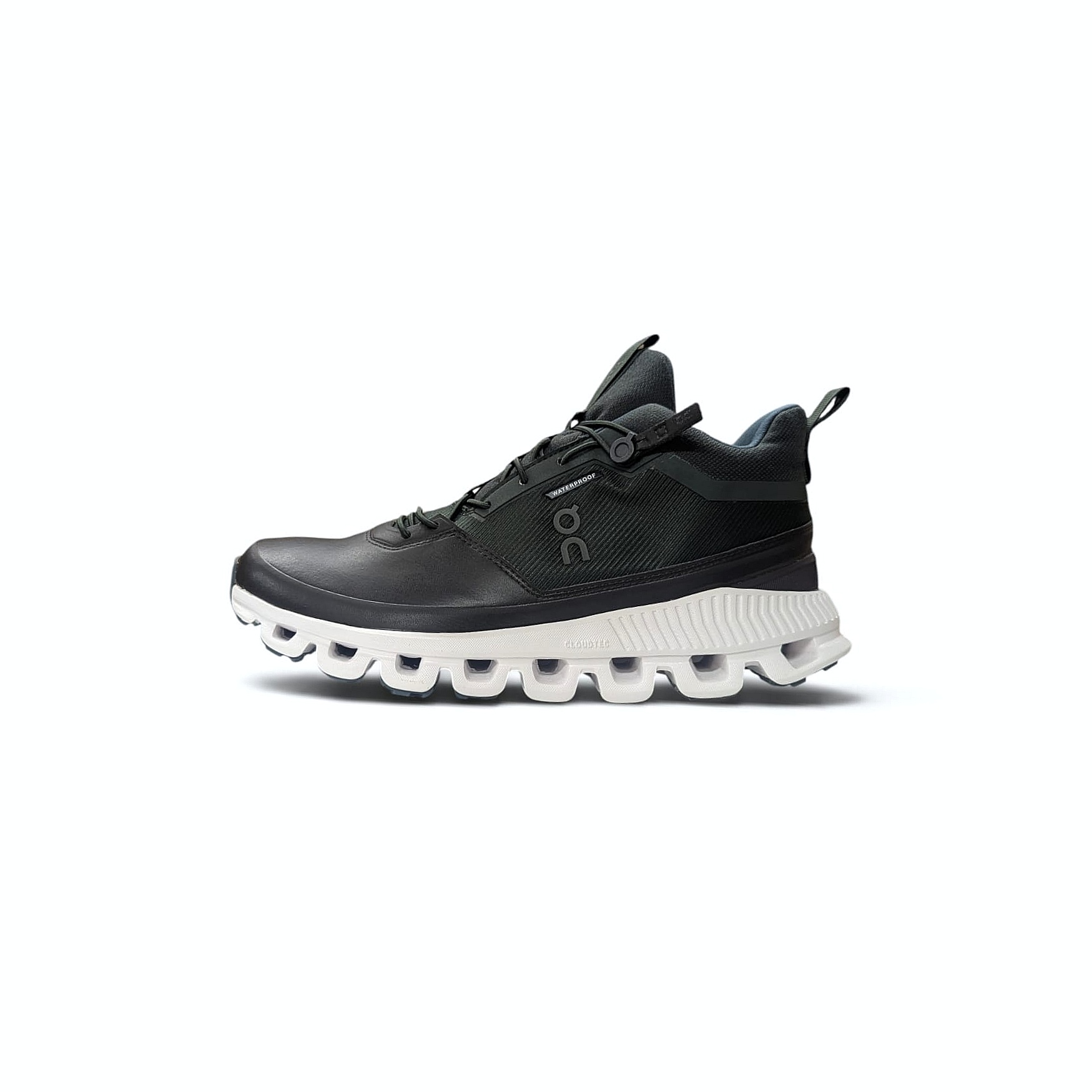 On Running Cloud Hi Waterproof Damen Outdoor Schuhe Fir-Umber