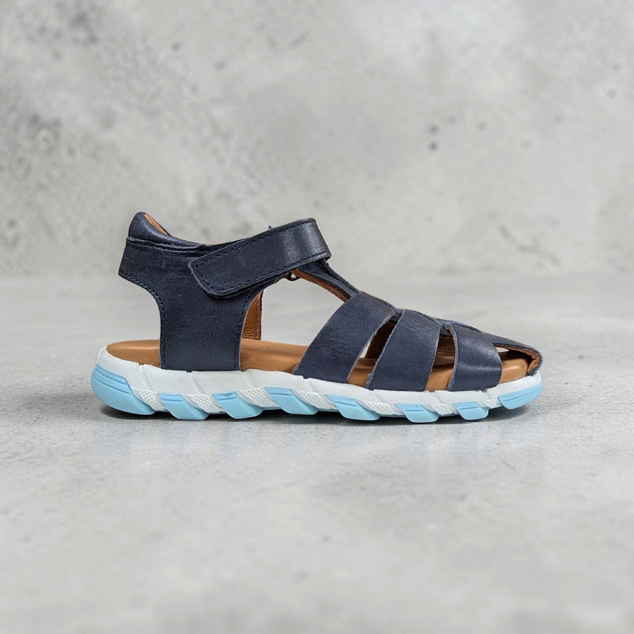 Navy Bisgaard Bagge C Kinder Halbsandalen