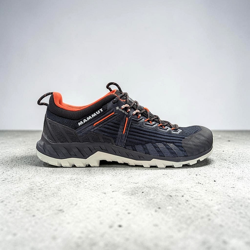 Mammut Alnasca Knit III Low GTX Damen Approach-Schuh - Marine-Black