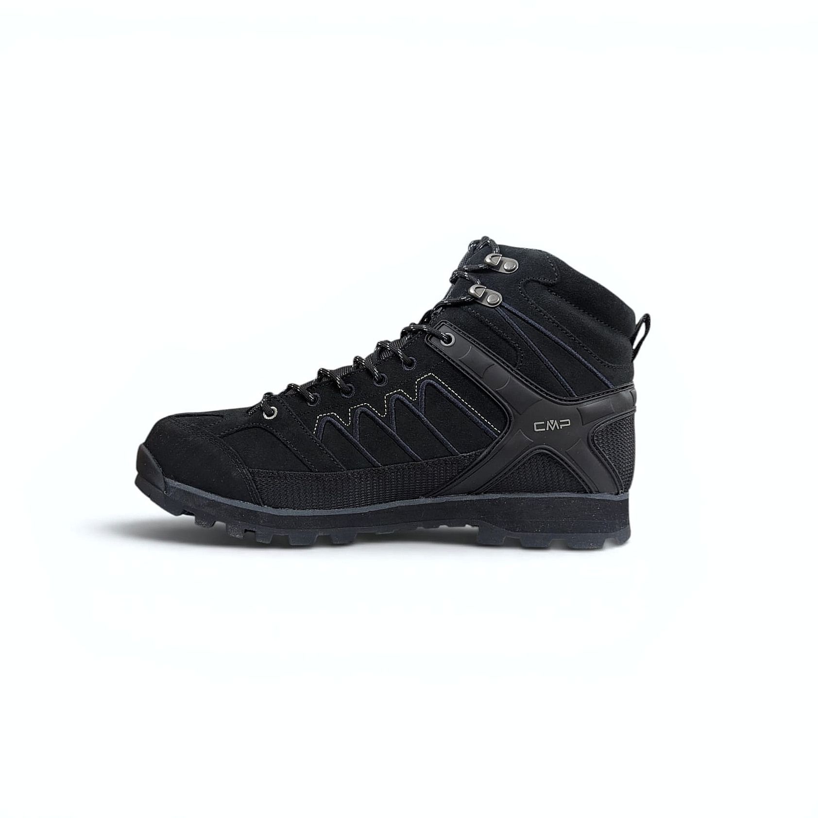 Black CMP Moon Mid WP Herren Trekkingschuhe