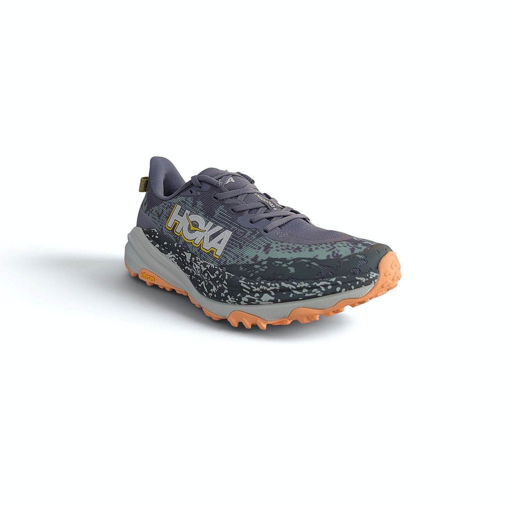 HOKA Speedgoat 6 Damen Trailrunningschuh - Grey Skies-Cosmic Grey