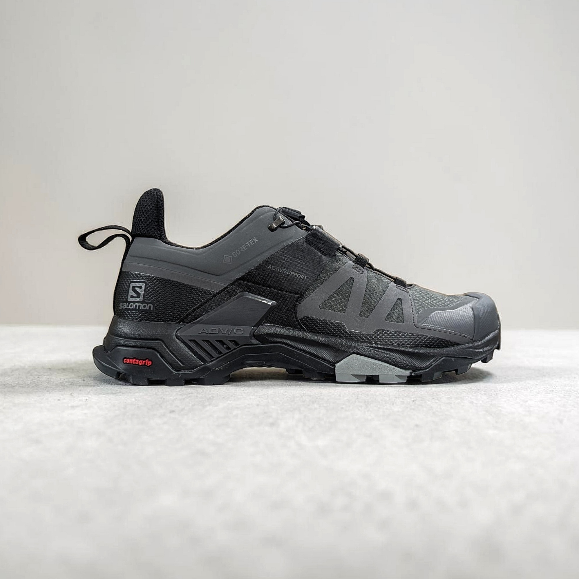 Black Herren Wanderschuhe Salomon X Ultra 4 Gtx